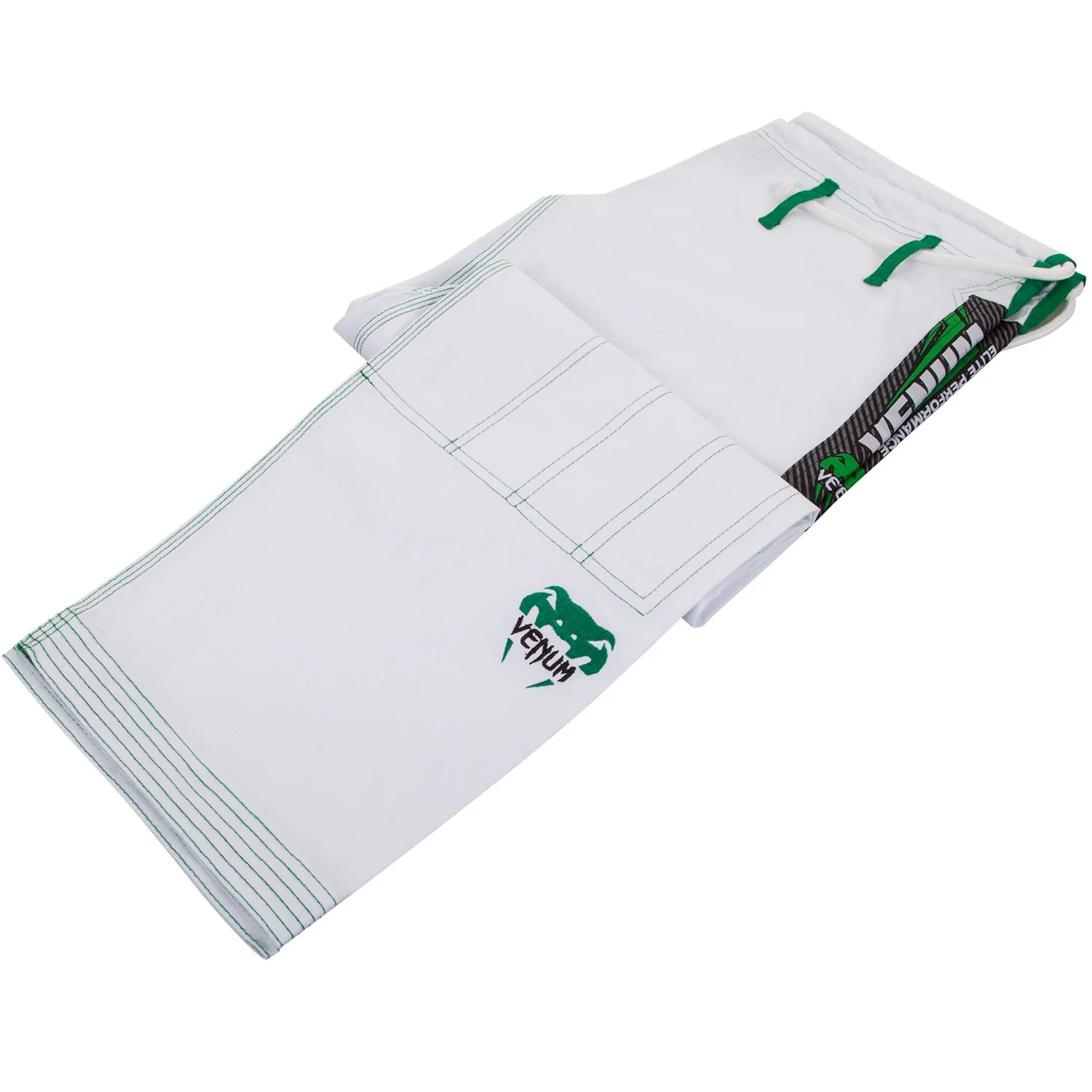 Venum Elite BJJ Kampfanzug - Weiß/Schwarz - Image 7