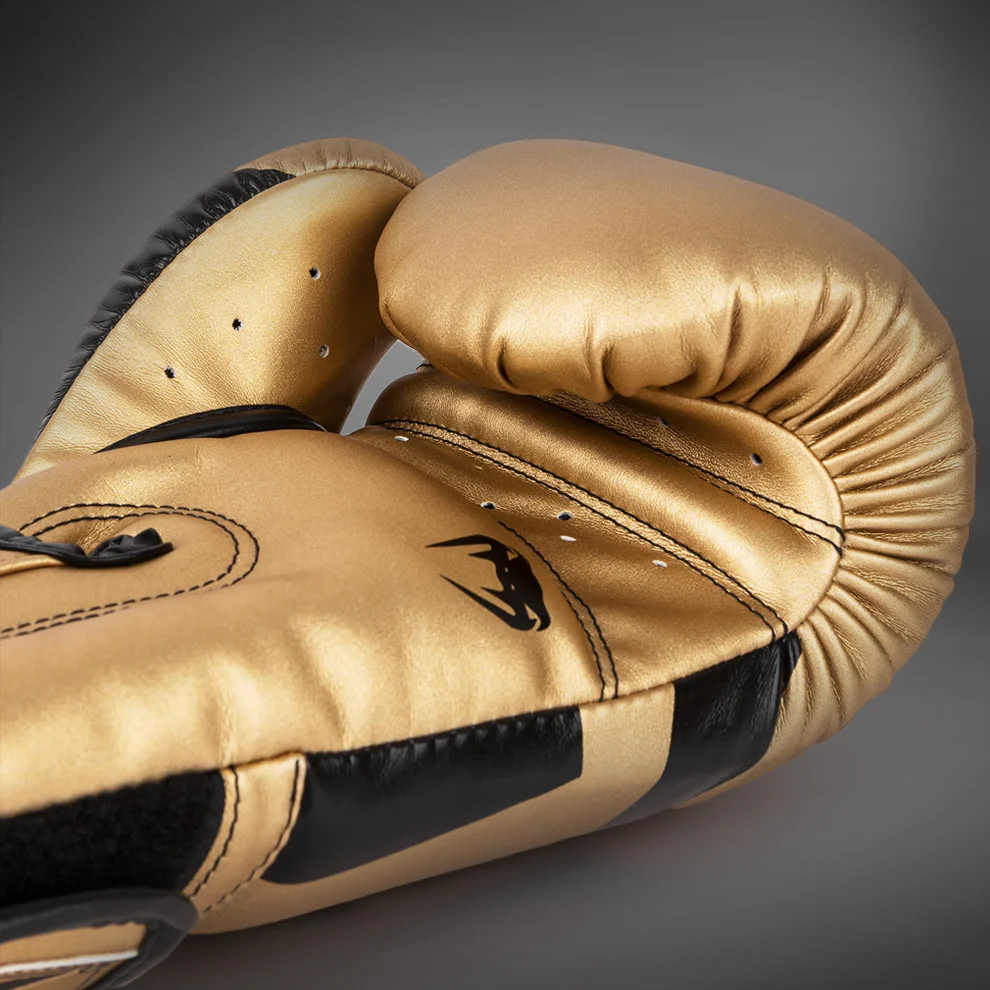 Venum Elite Boxhandschuhe - Gold/Schwarz - Image 4