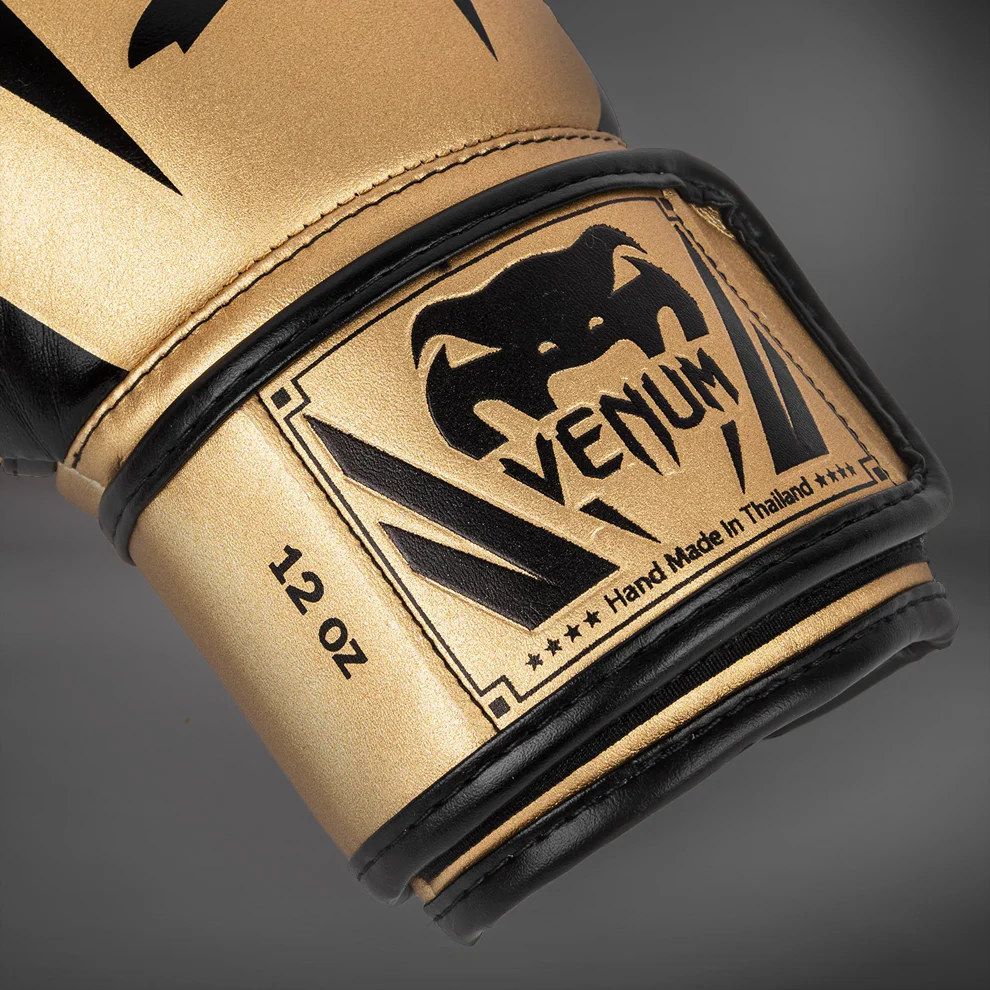 Venum Elite Boxhandschuhe - Gold/Schwarz - Image 5