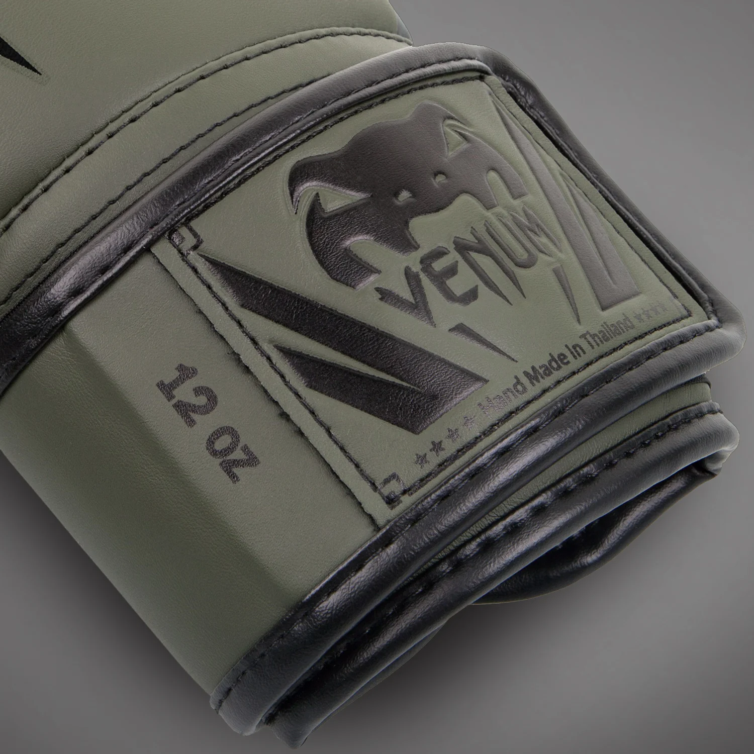 Venum Elite Boxhandschuhe - Khaki/Schwarz - Image 3