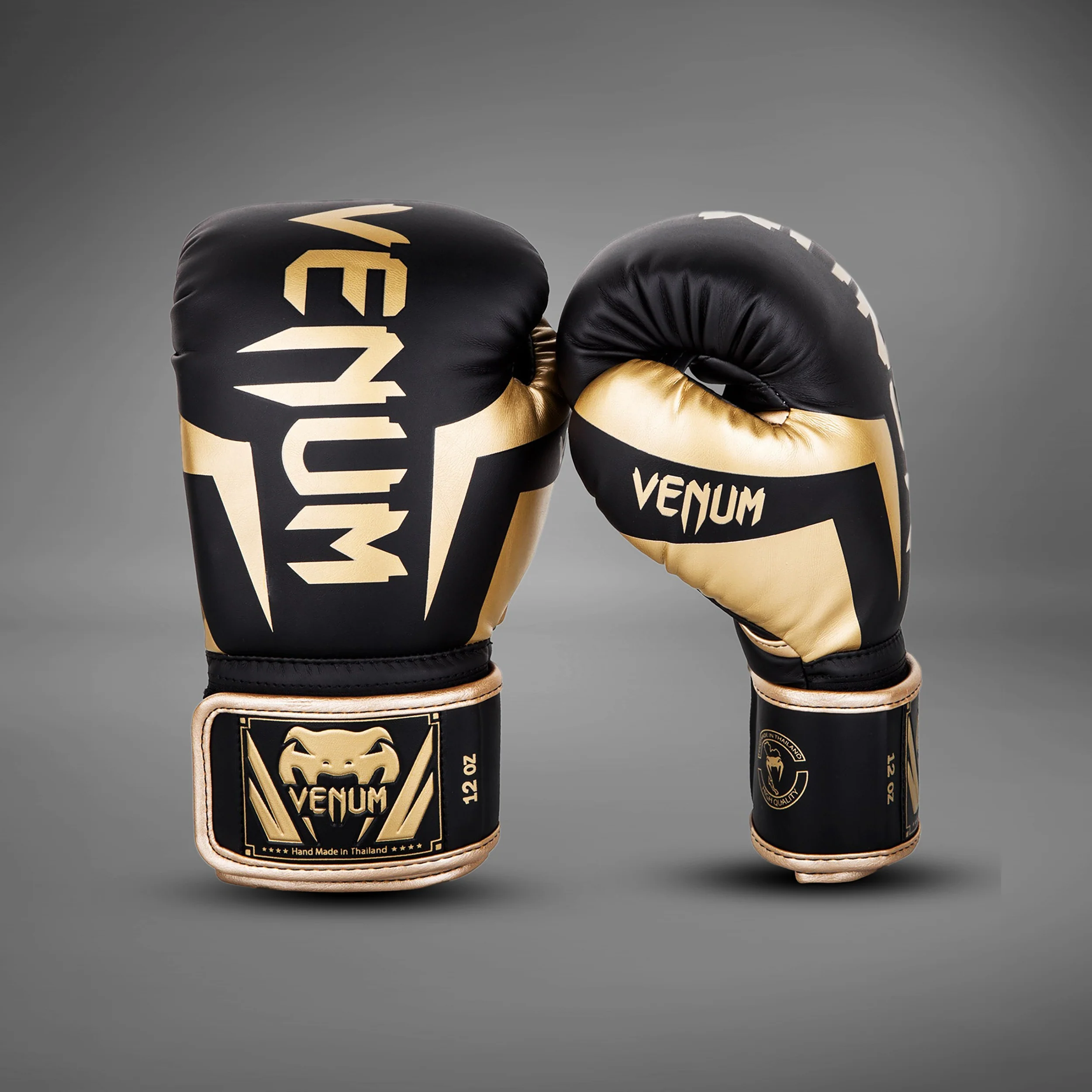 Venum Elite Boxhandschuhe - Schwarz/Gold
