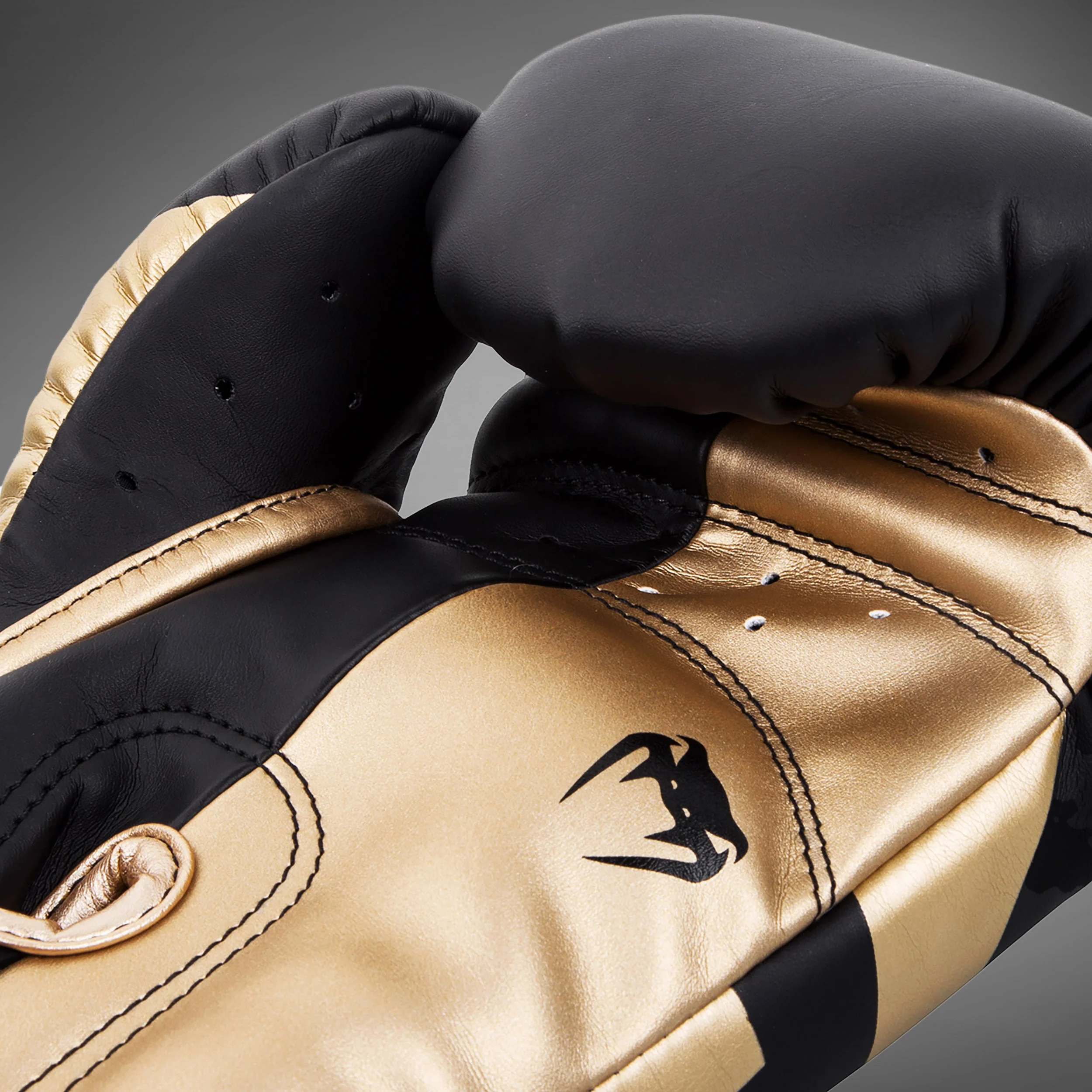Venum Elite Boxhandschuhe - Schwarz/Gold - Image 4