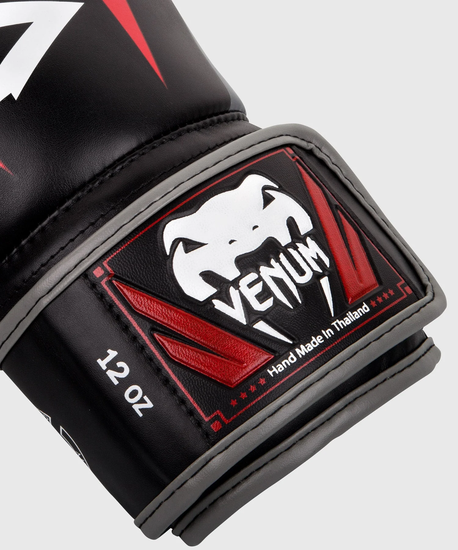 Venum Elite Boxhandschuhe - Schwarz/Rot/Weiß - Image 3