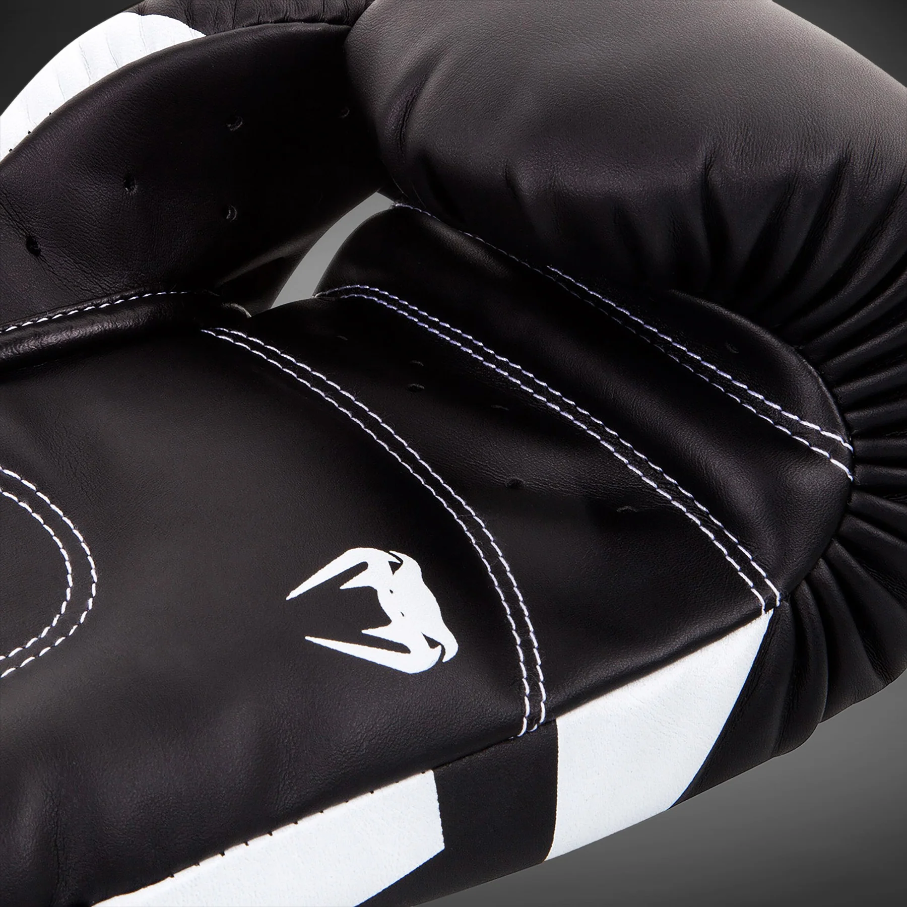 Venum Elite Boxhandschuhe - Schwarz/Weiß - Image 3
