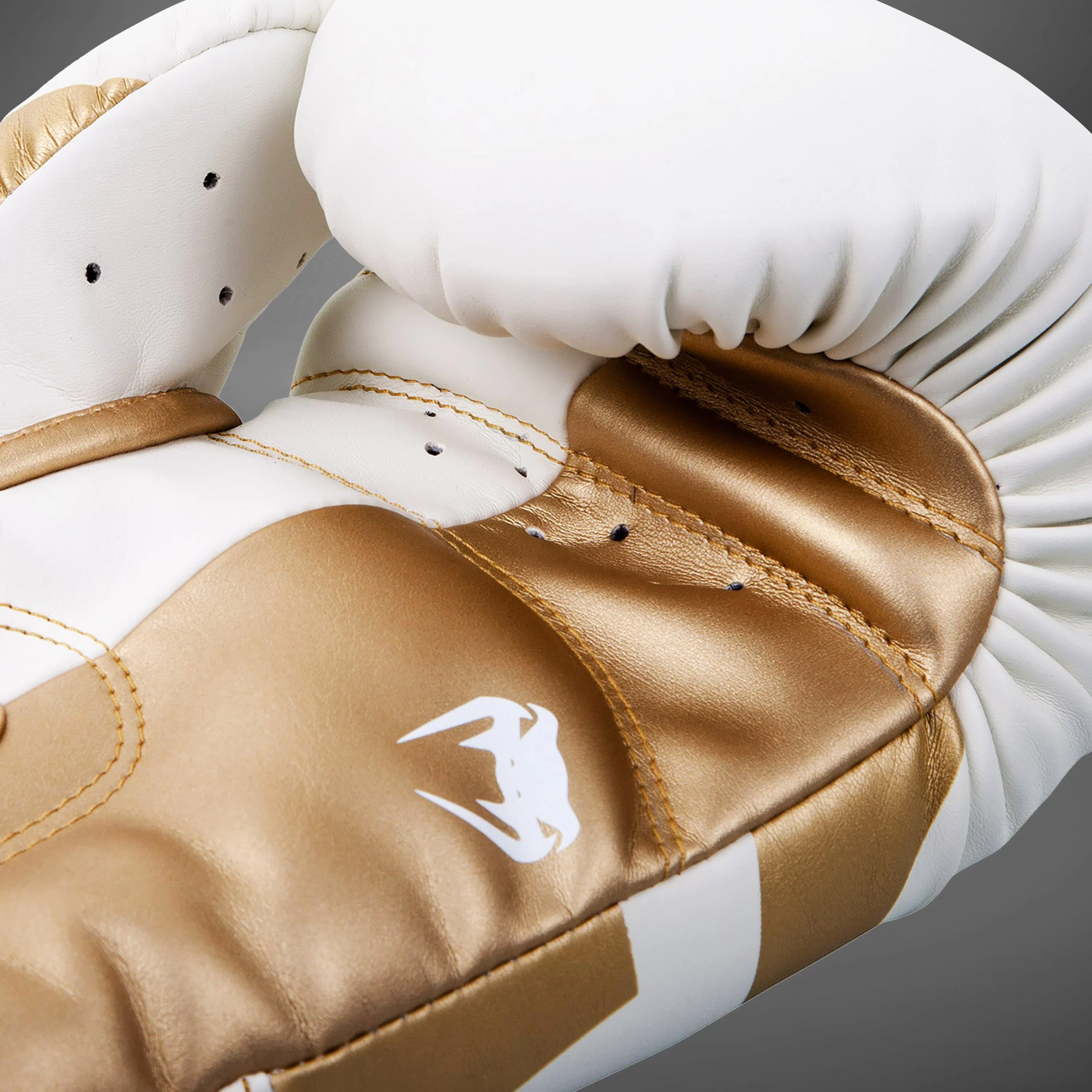 Venum Elite Boxhandschuhe - Weiß/Gold - Image 4