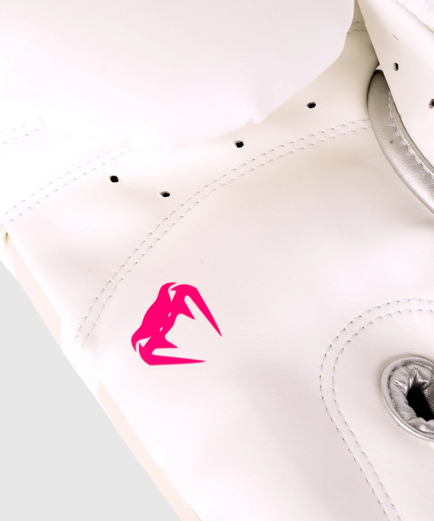 Venum Elite Boxhandschuhe - Weiß/Silber-Rosa - Image 4