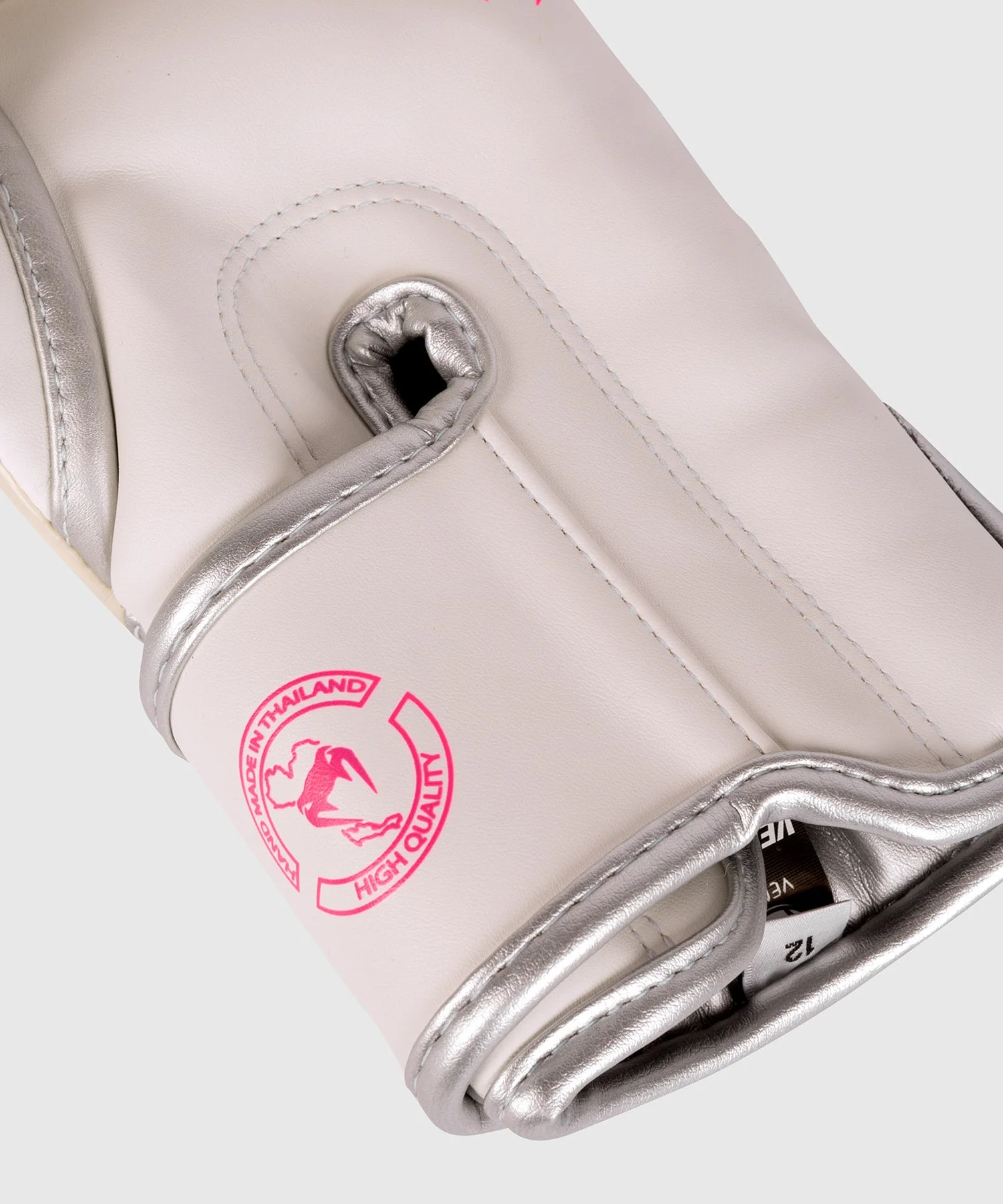 Venum Elite Boxhandschuhe - Weiß/Silber-Rosa - Image 6