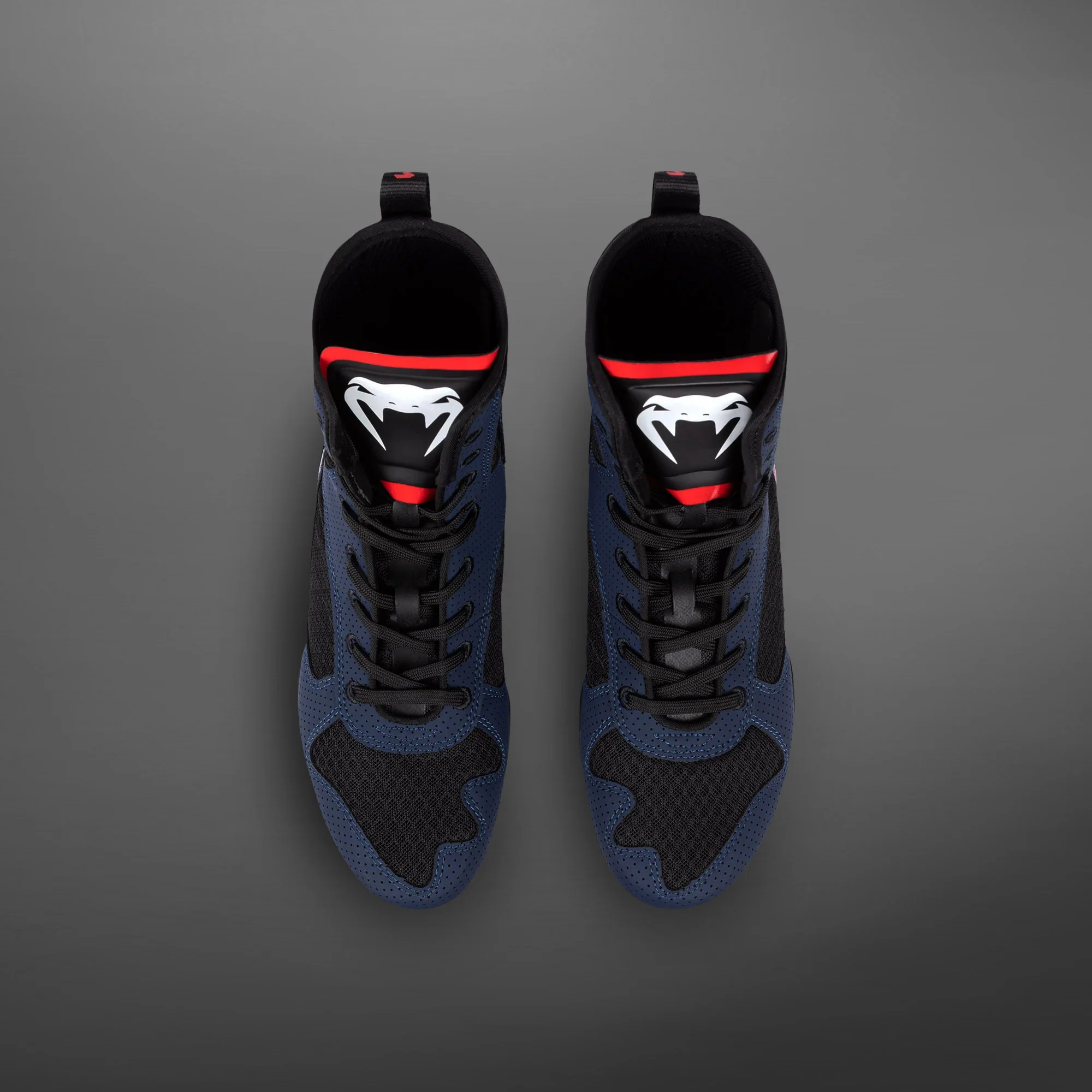 Venum Elite Boxing Schuhe - Navy/Schwarz/Rot - Image 4
