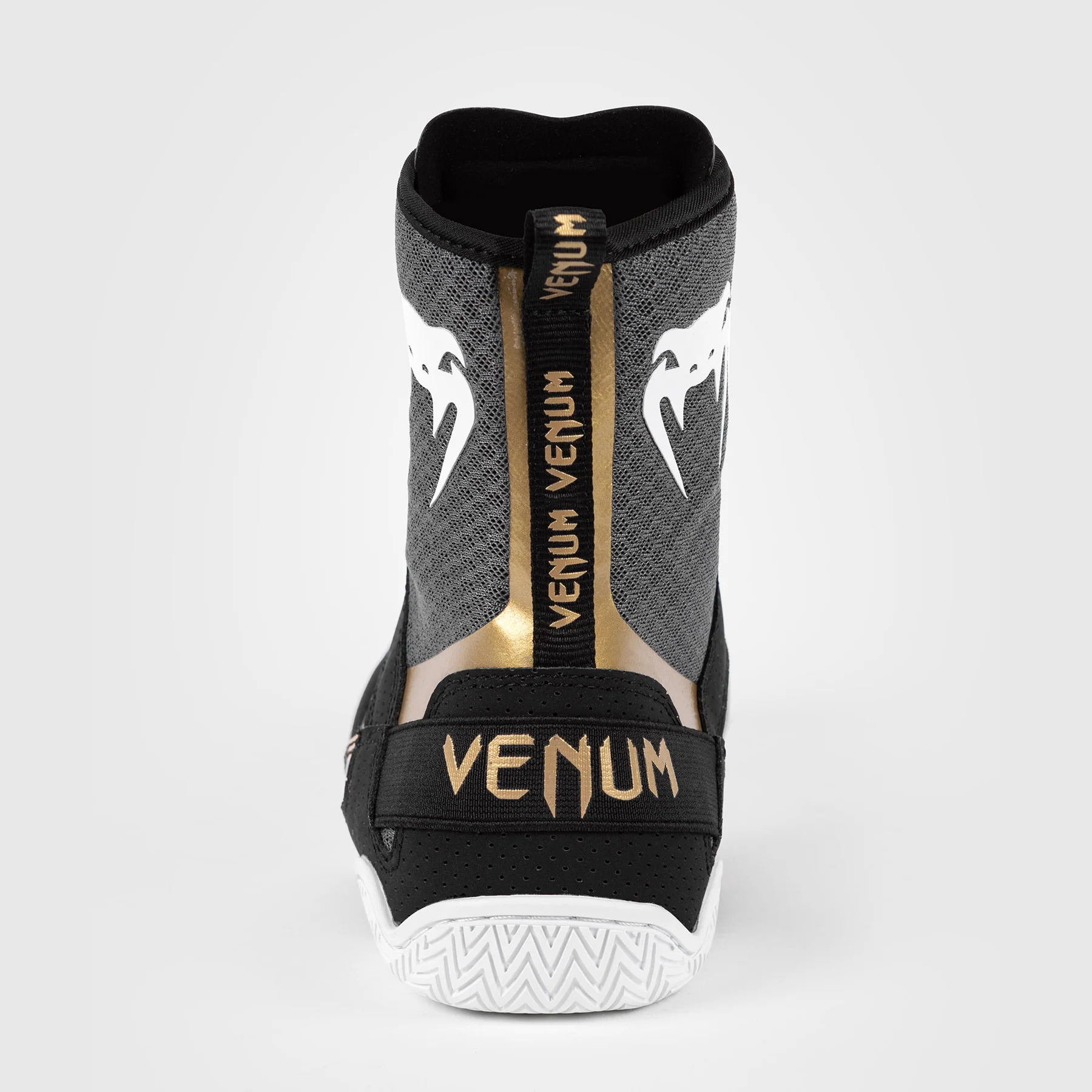 Venum Elite Boxing Schuhe - Schwarz/Weiß/Gold - Image 8