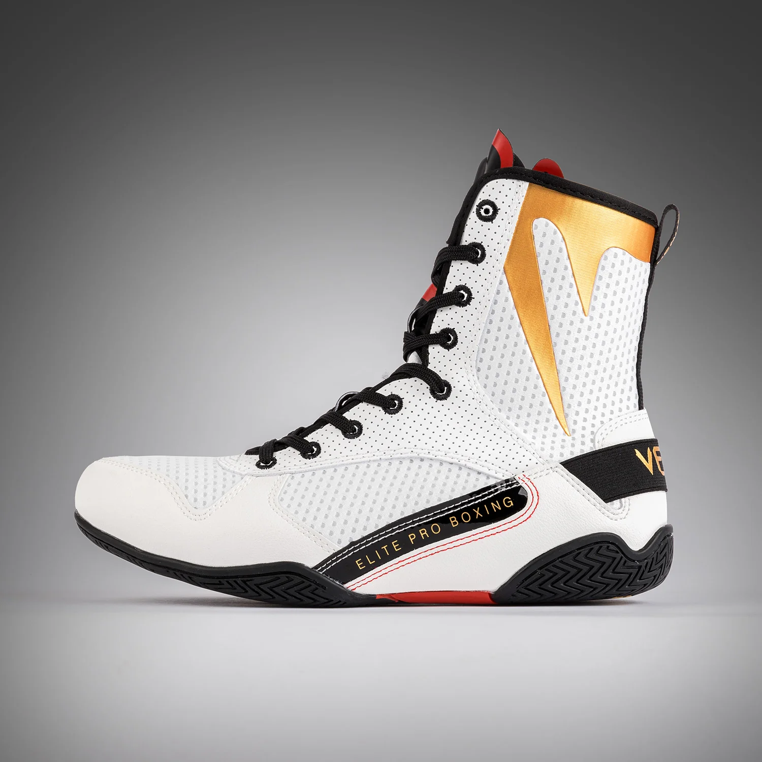 Venum Elite Boxschuhe - Eis/Gold - Image 2