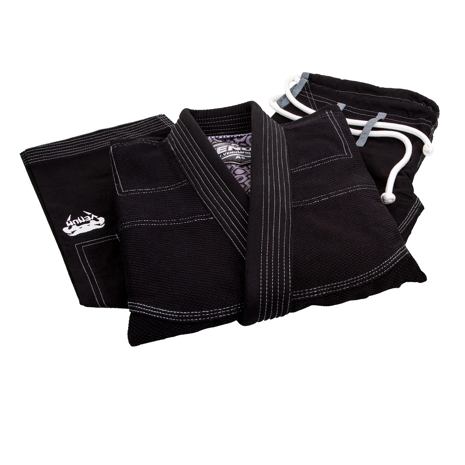 Venum Elite Classic BJJ Kampfanzug - Schwarz - Image 4