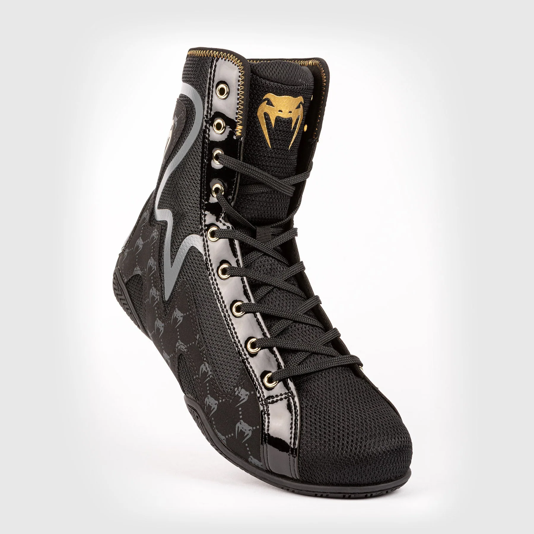 Venum Elite Evo Monogram Boxing Schuhe – Schwarz