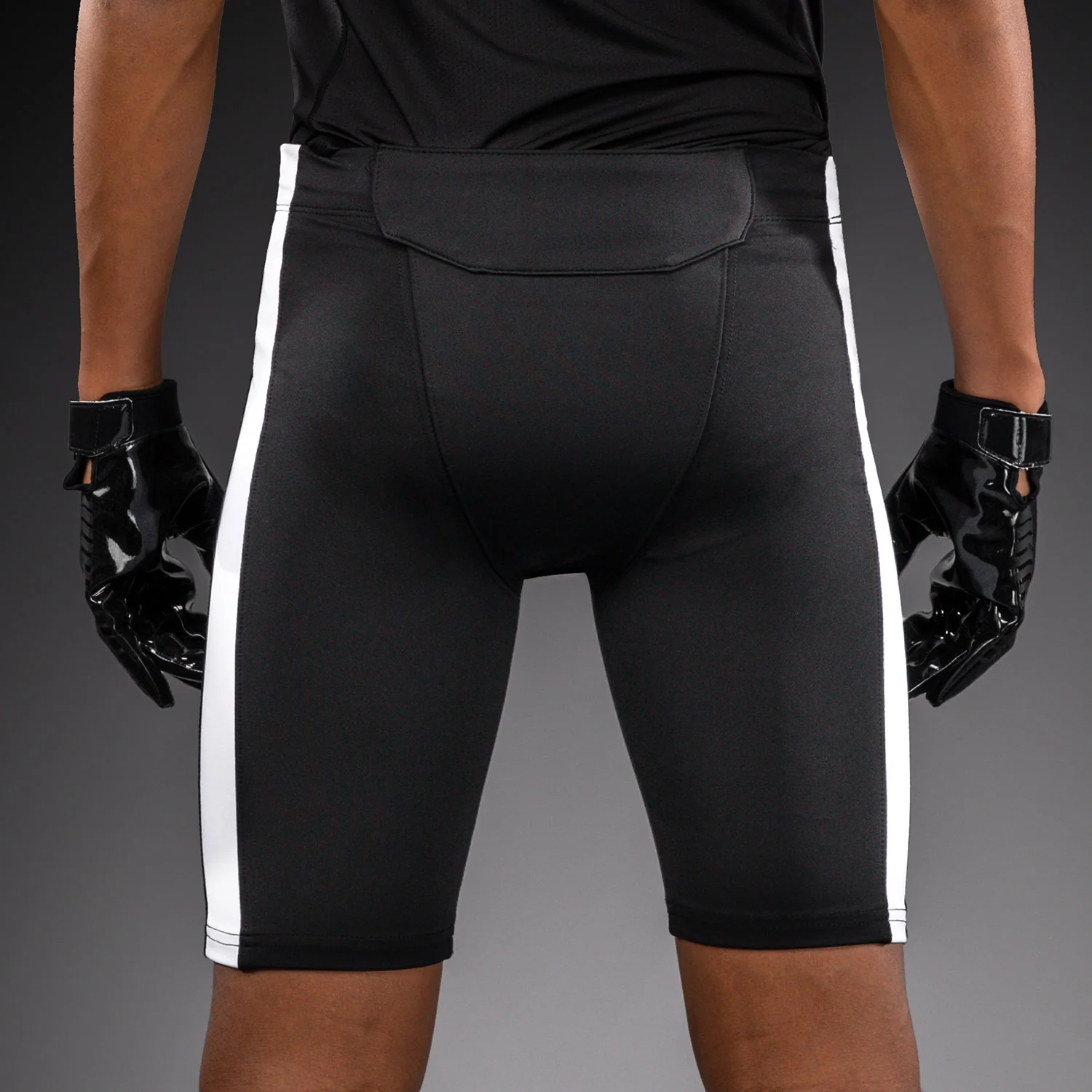 Venum Elite Fußball Kompressionsshorts für Kinder - Schwarz - Image 5