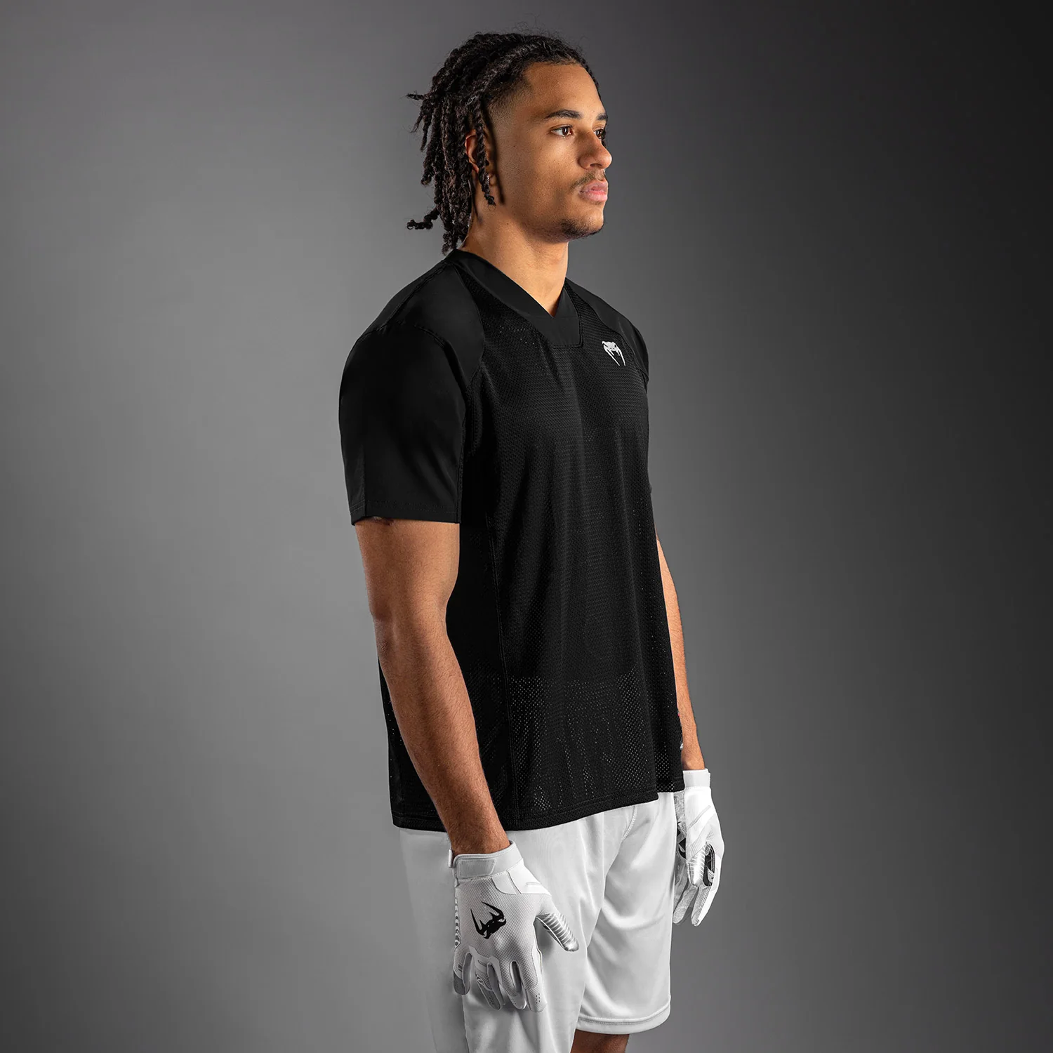Venum Elite Fußball Kurzarmtrikot - Schwarz - Image 2