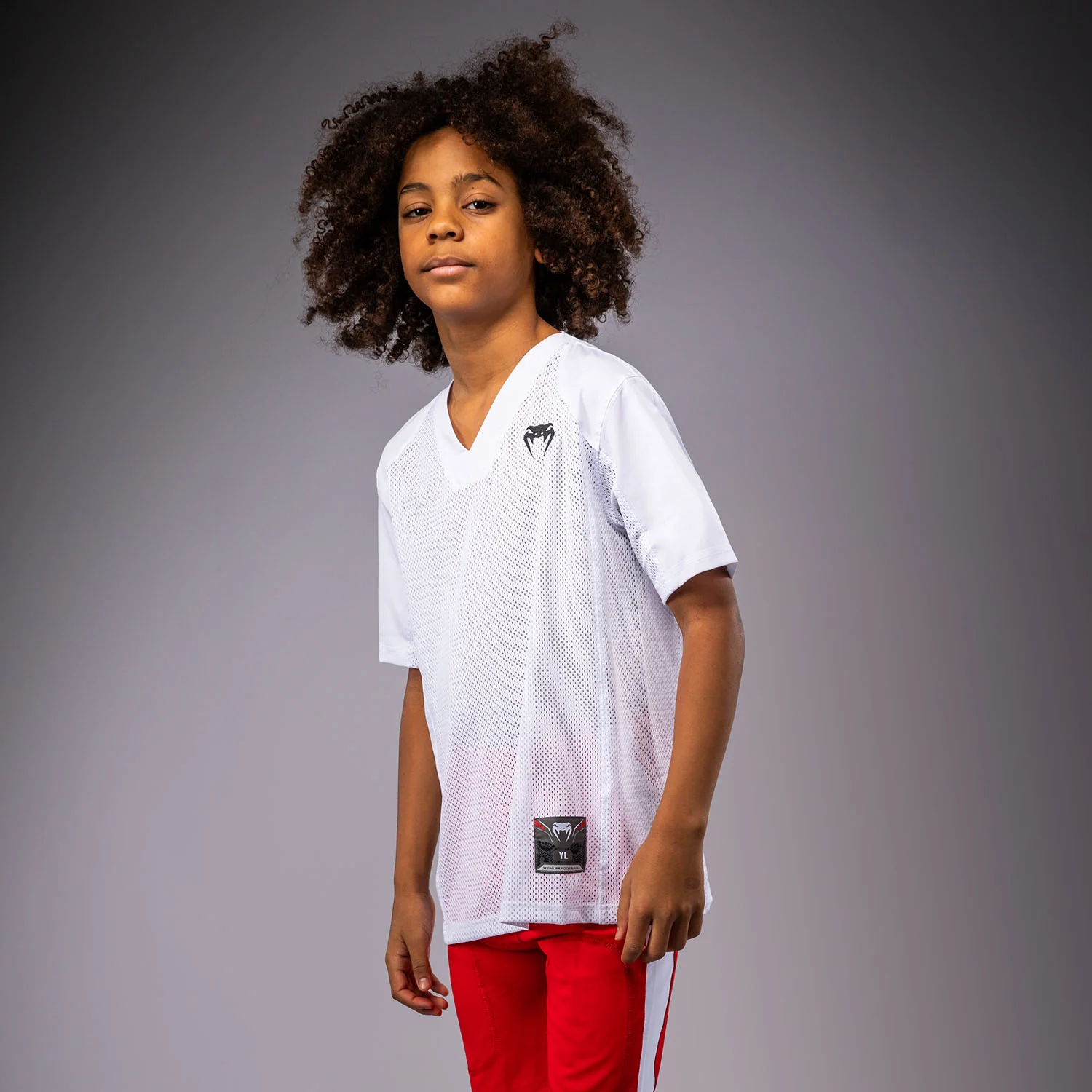 Venum Elite Fußball-T-Shirt Kurzarm für Kinder - Weiß - Image 3