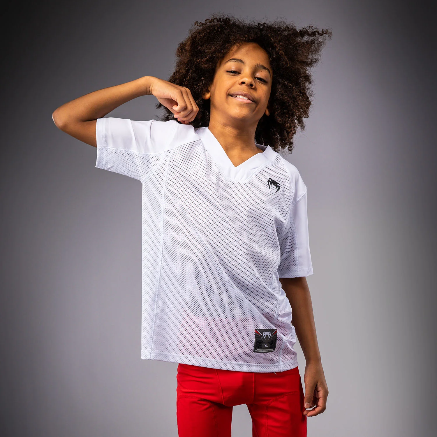 Venum Elite Fußball-T-Shirt Kurzarm für Kinder - Weiß - Image 5