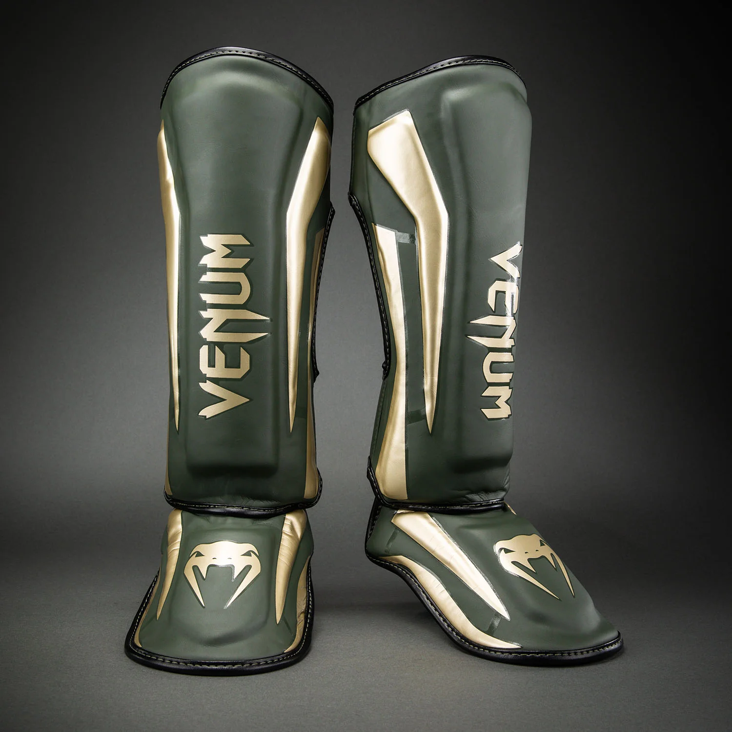 Venum Elite Schienbeinschoner - Khaki