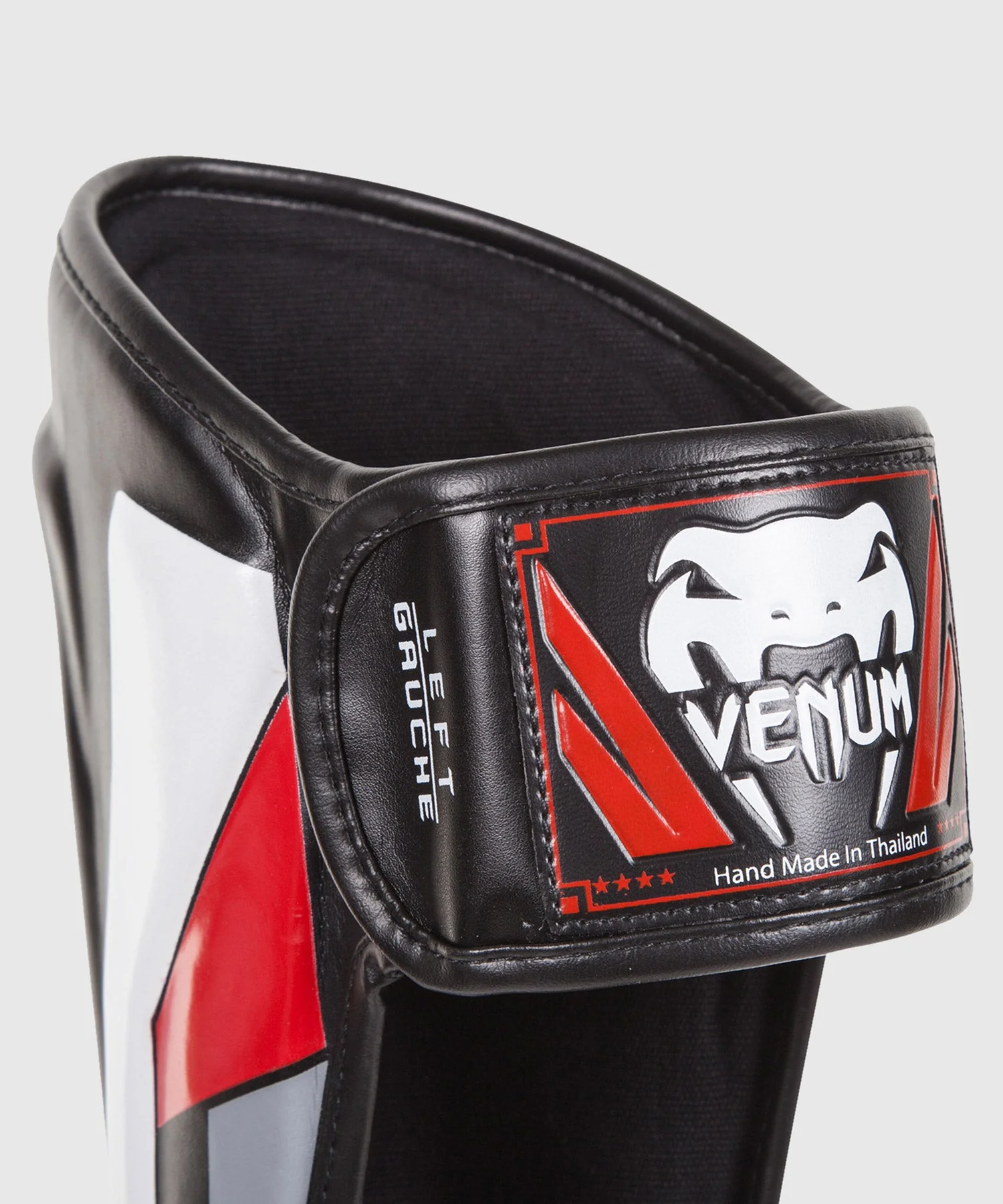 Venum Elite Standup Schienbeinschutz - Schwarz/Rot/Grau - Image 4