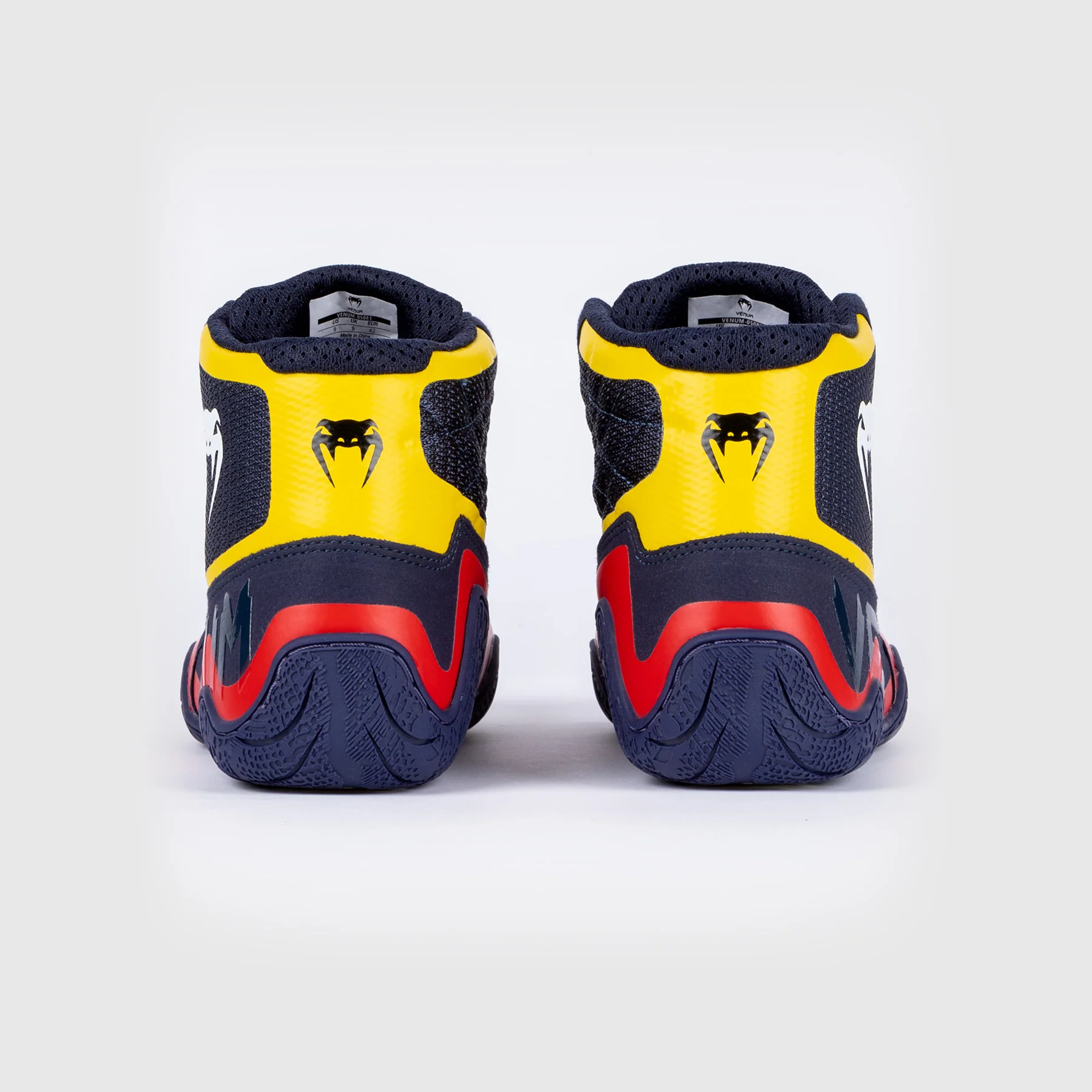 Venum Elite Wrestling Schuhe - Blau/Gelb - Image 6