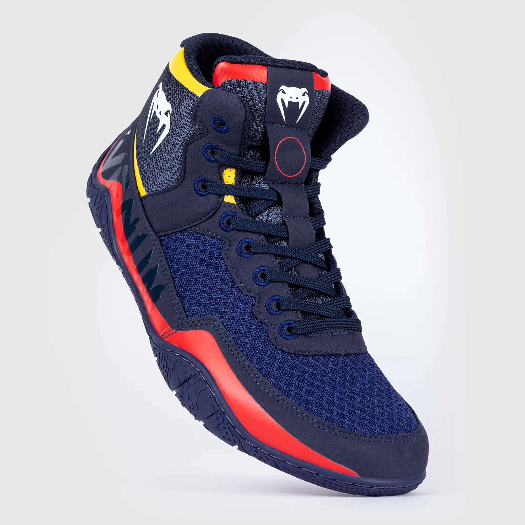 Venum Elite Wrestling Schuhe - Blau/Gelb - Image 8