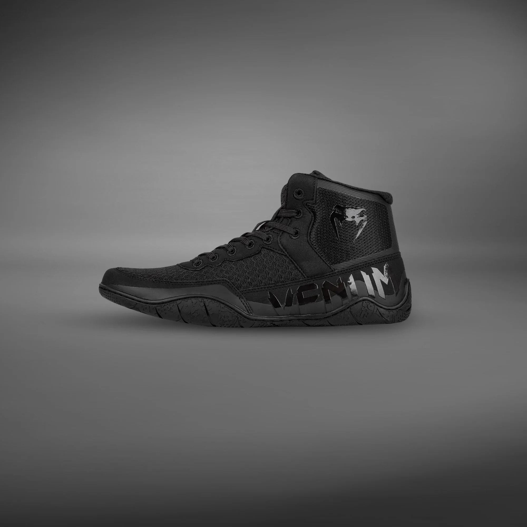 Venum Elite Wrestling Schuhe - Schwarz/Schwarz - Image 4