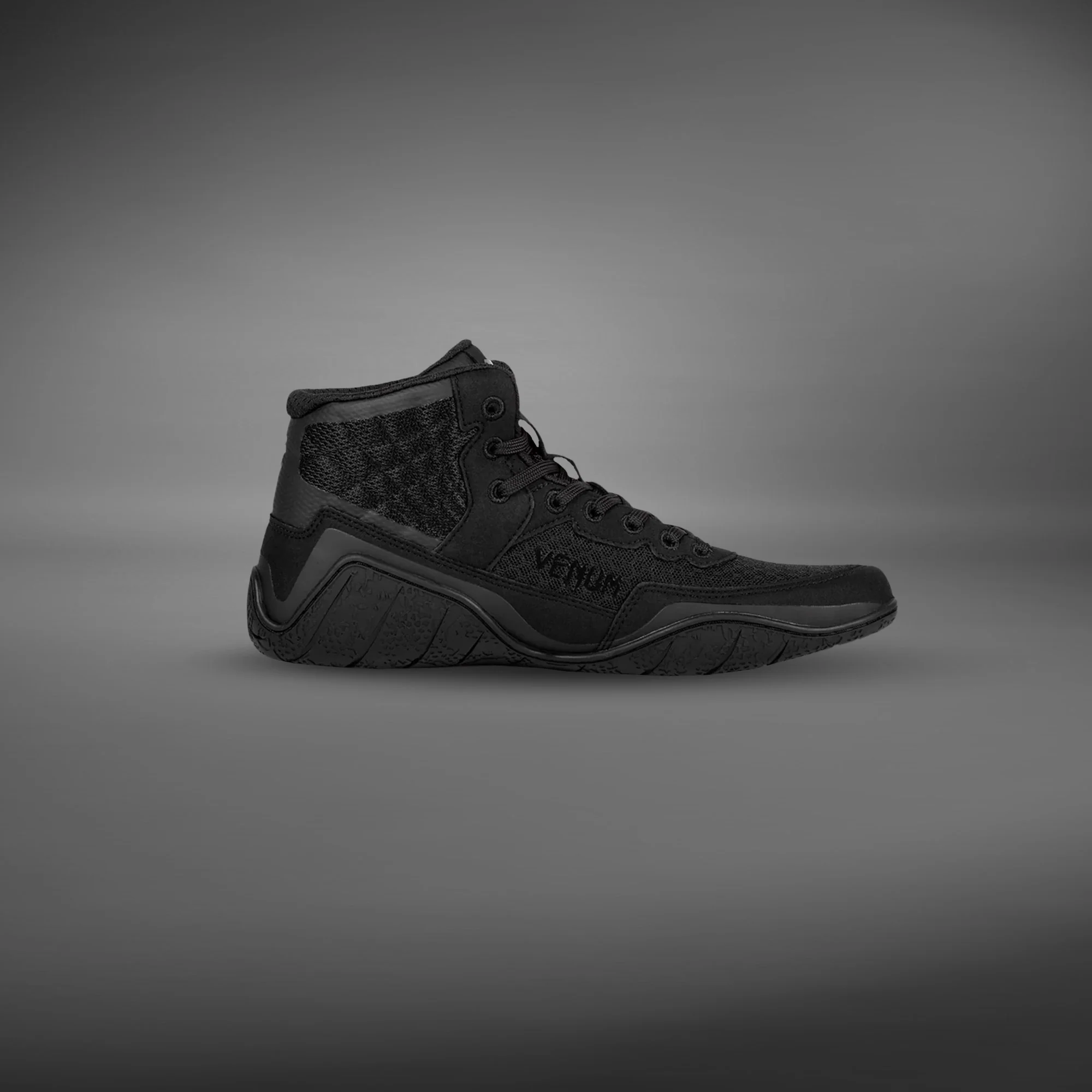 Venum Elite Wrestling Schuhe - Schwarz/Schwarz - Image 5