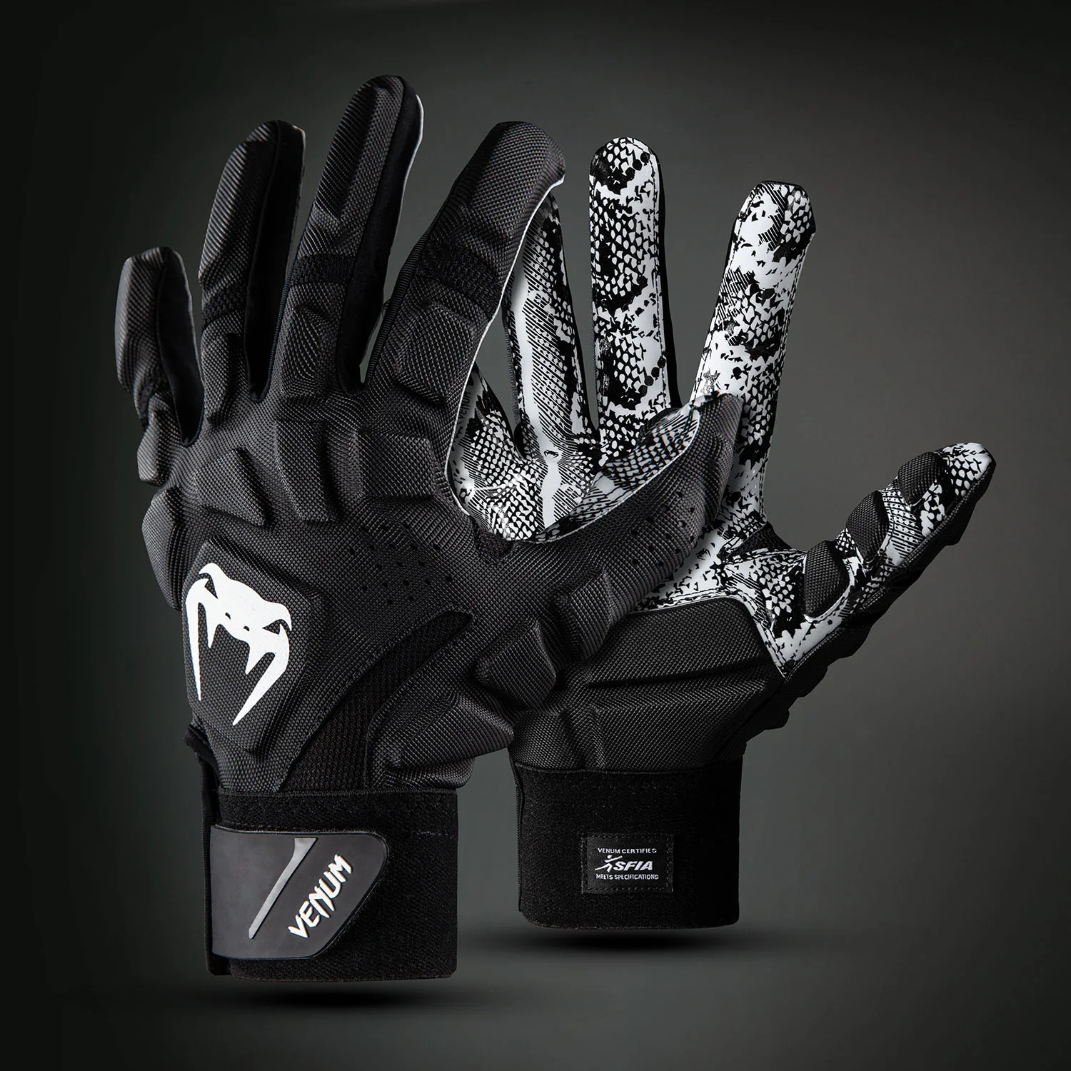 Venum Elite XTP Fußballhandschuhe - Schwarz/Weiß