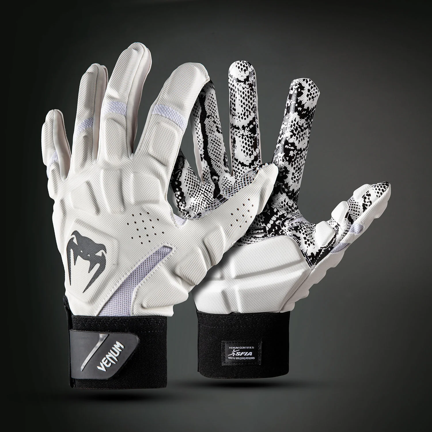 Venum Elite XTP Fußballhandschuhe - Weiß/Schwarz