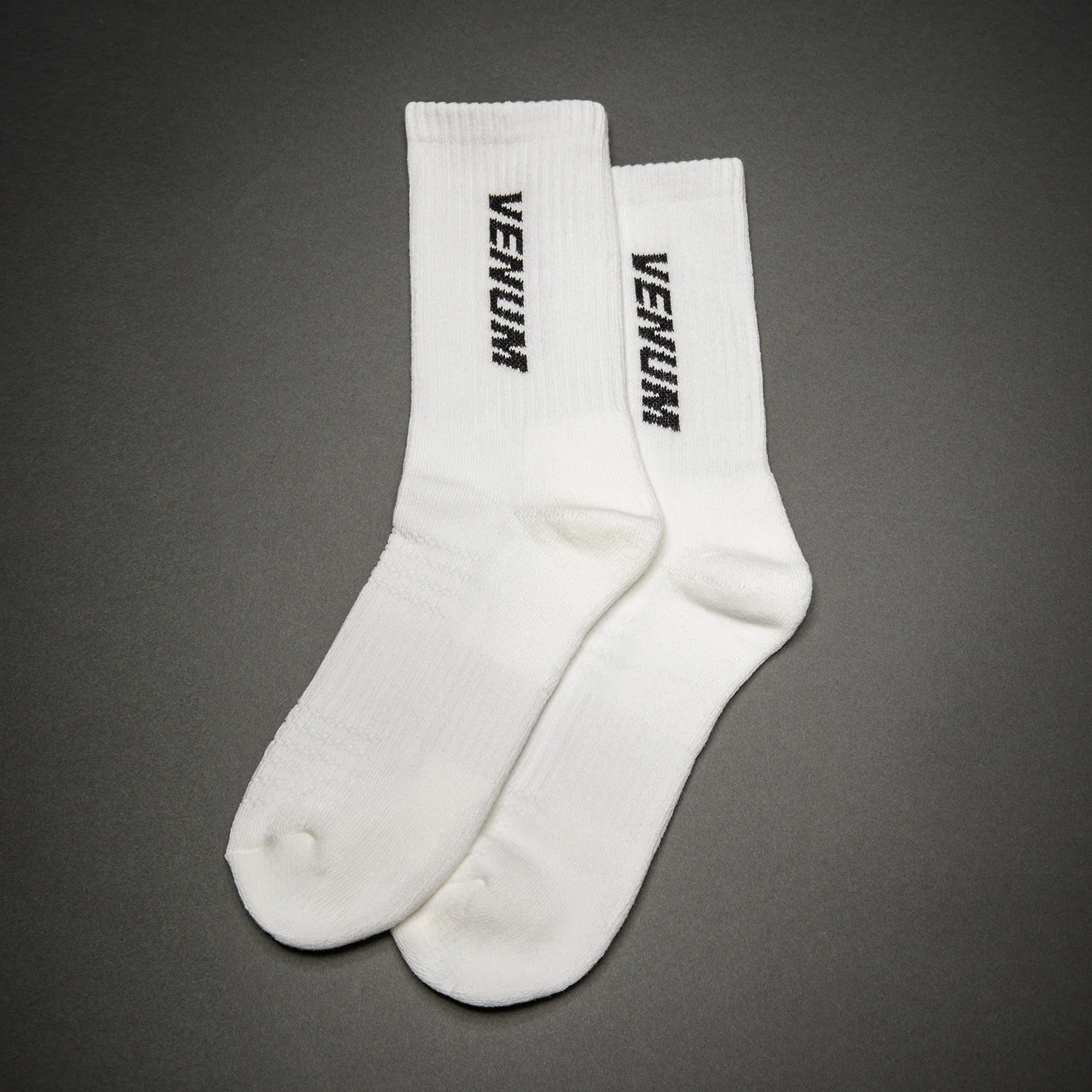 Venum Essential Crew Socken (Set mit 3 Paar) – Weiß/Schwarz