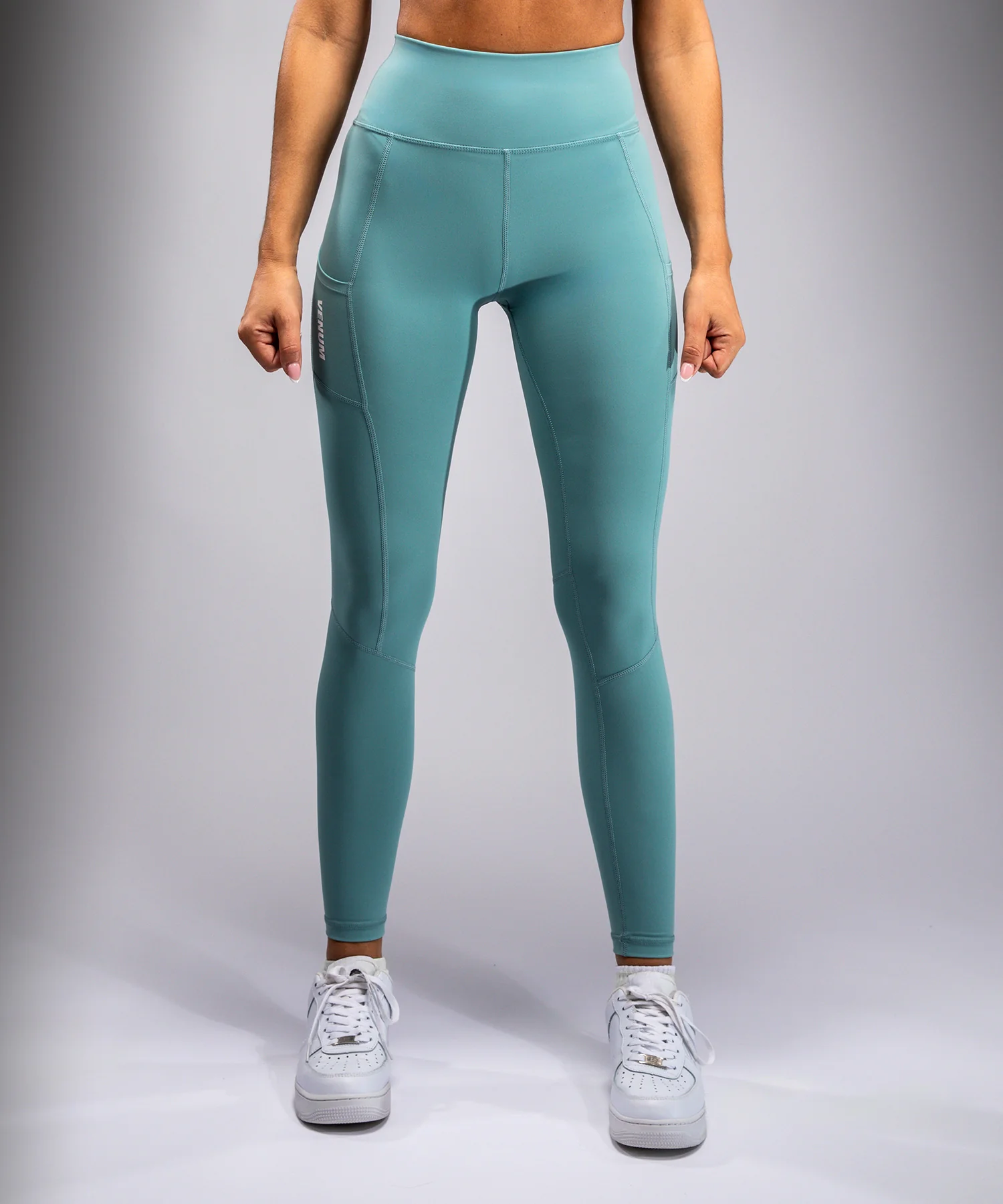 Venum Essential Damen Performance Leggings - Aqua Grün