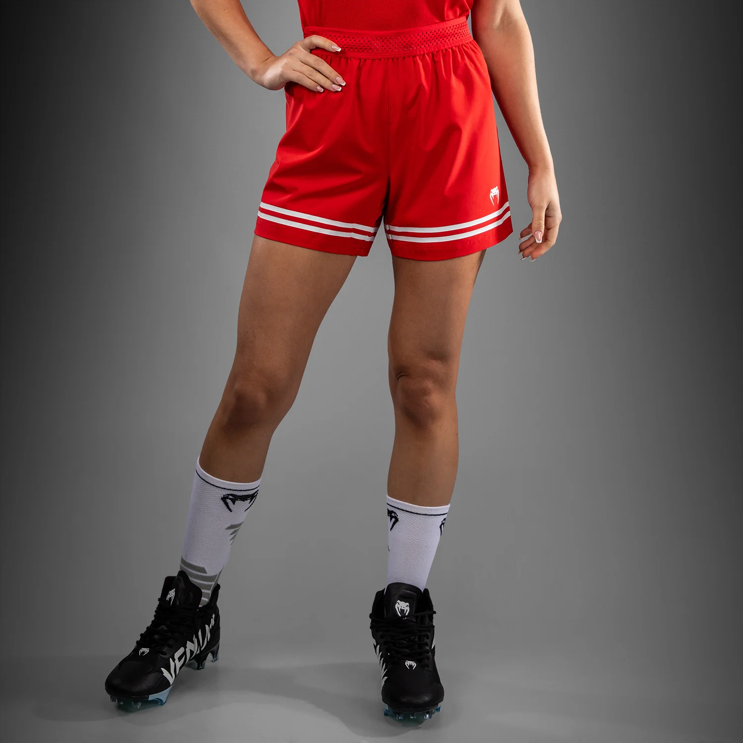 Venum Flag Fußball Shorts für Damen - Rot
