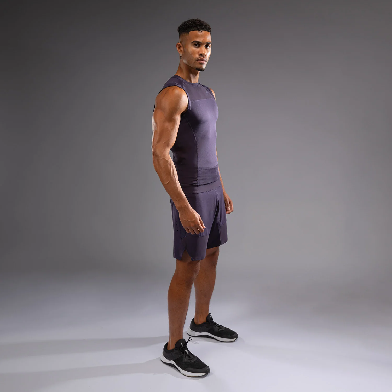 Venum G-Fit Air Herren Ärmelloses Rashguard - Tiefpurpur