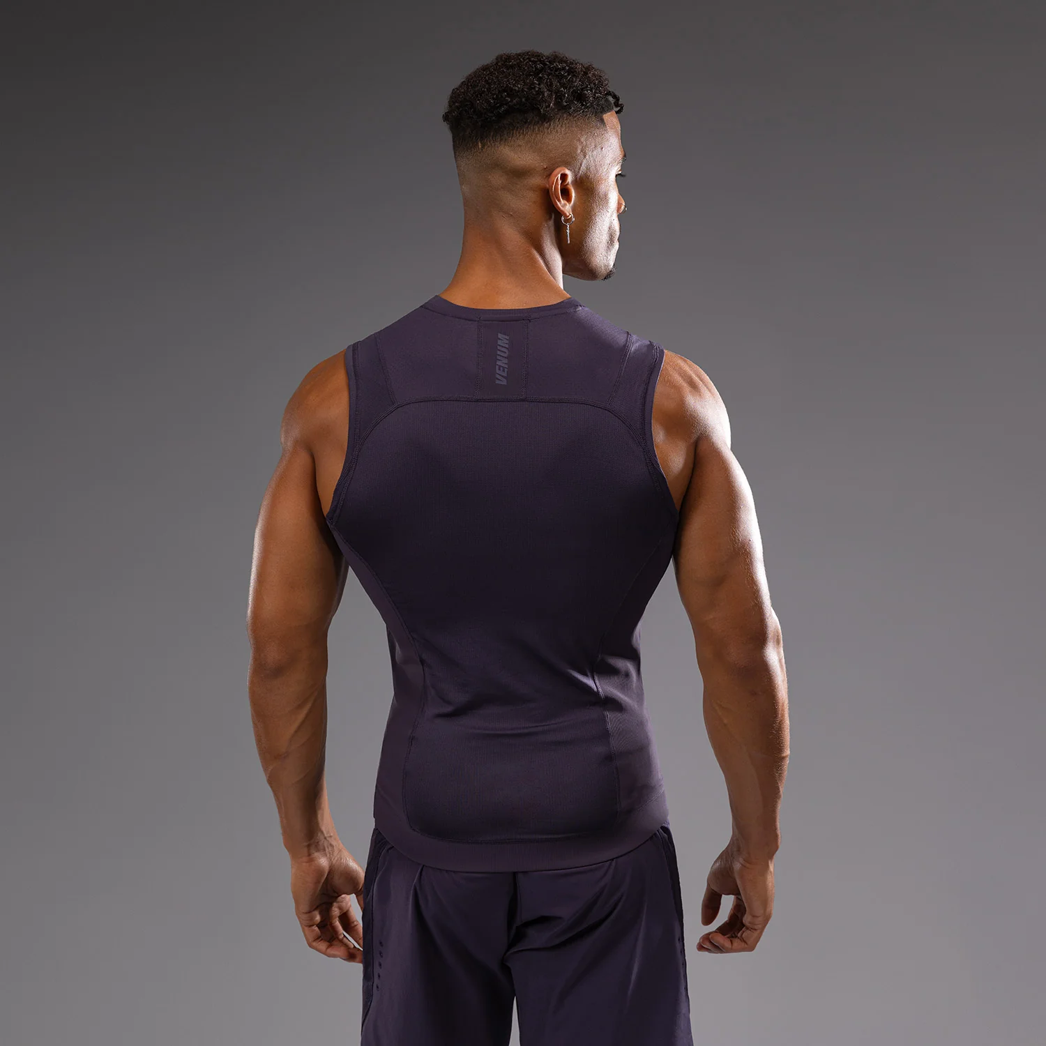 Venum G-Fit Air Herren Ärmelloses Rashguard - Tiefpurpur - Image 3