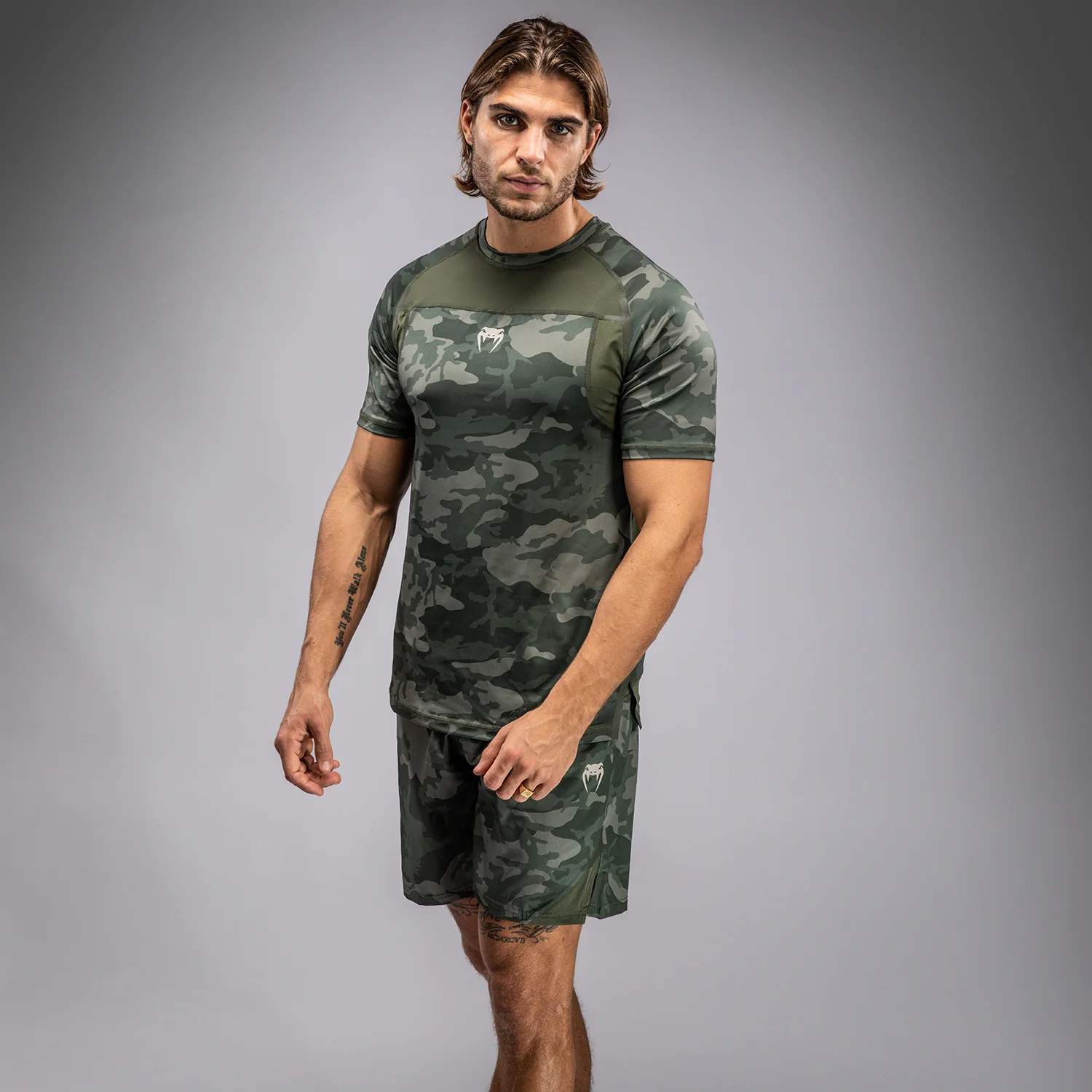 Venum G-Fit Air Herren Dry-Tech T-Shirt - Army Camouflage