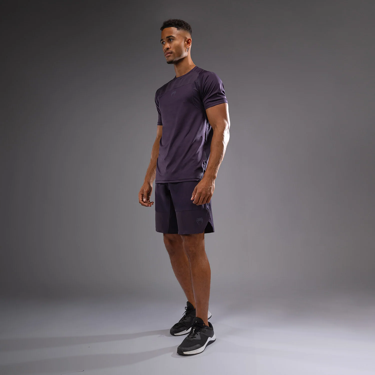 Venum G-Fit Air Herren Dry-Tech T-Shirt - Dunkelviolett - Image 2