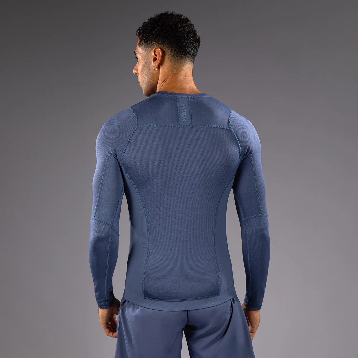 Venum G-Fit Air Herren Langarm Rashguard - Nebelblau - Image 2