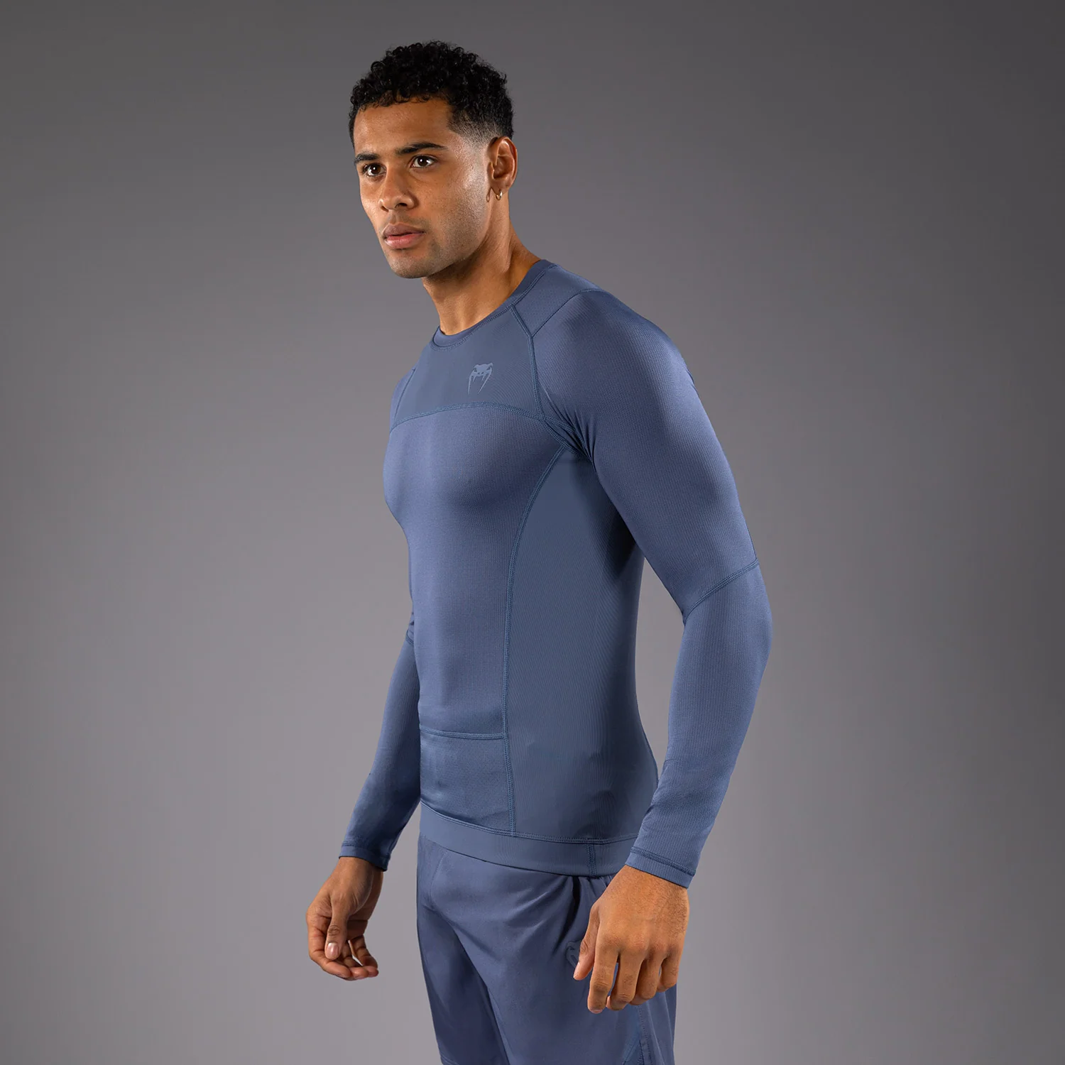 Venum G-Fit Air Herren Langarm Rashguard - Nebelblau - Image 4