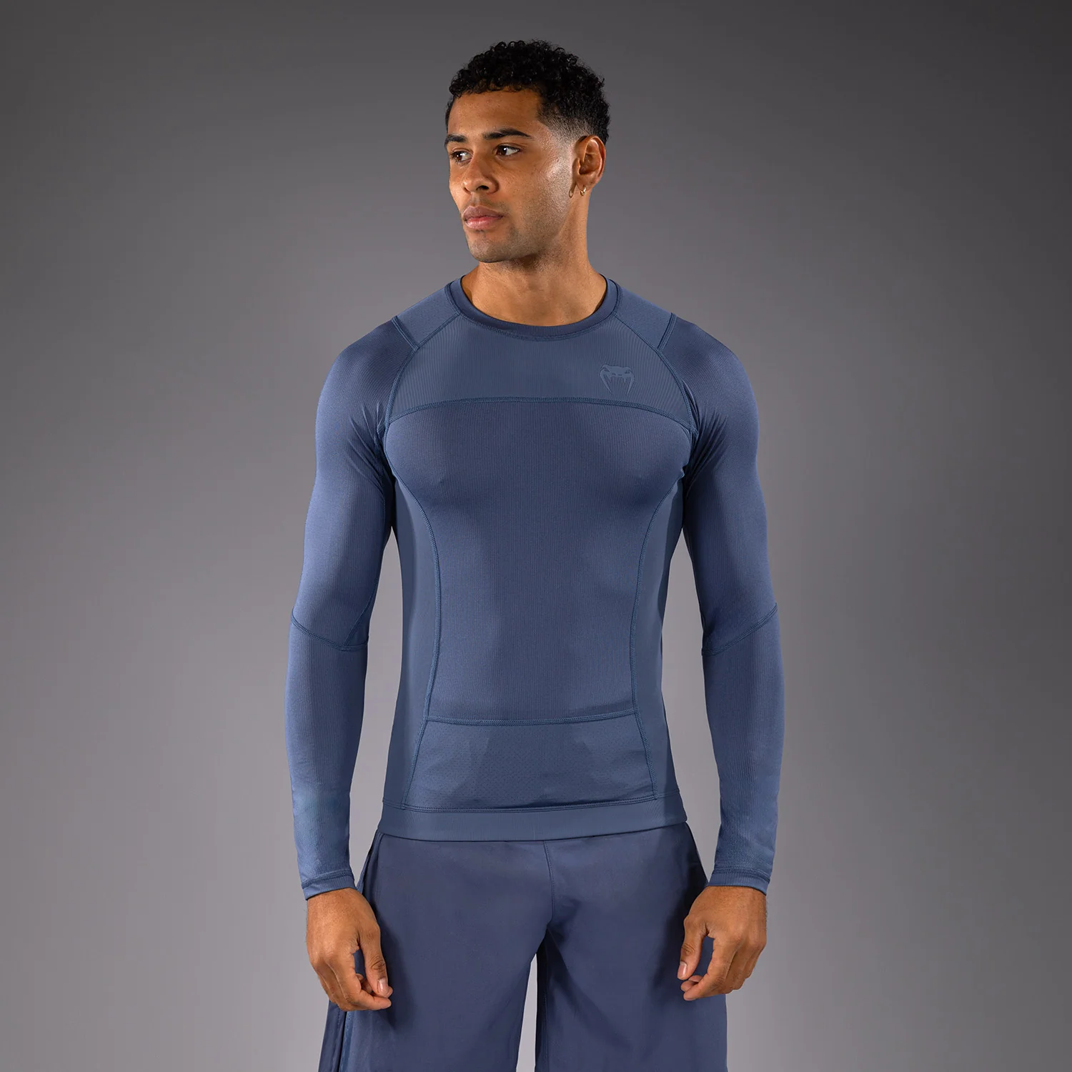 Venum G-Fit Air Herren Langarm Rashguard - Nebelblau - Image 5