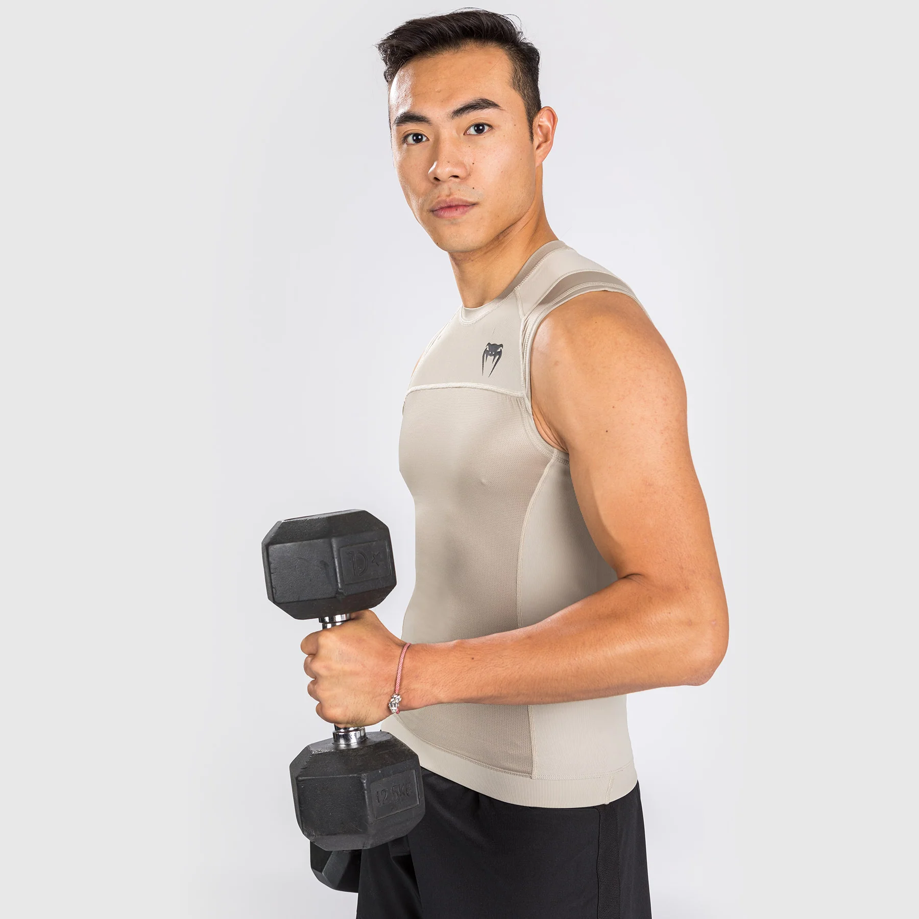 Venum G-Fit Air Rashguard ärmellos – Sand - Image 6
