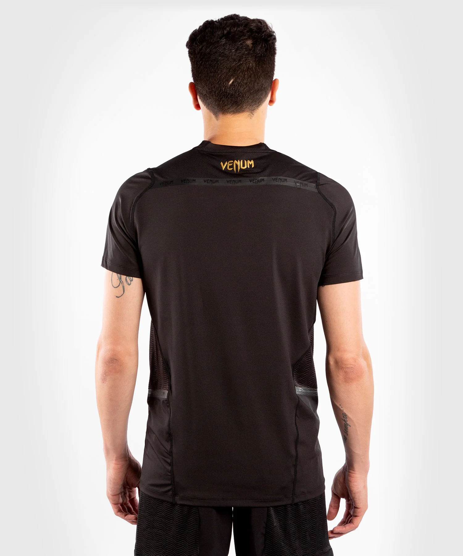 Venum G-Fit Dry-Tech T-Shirt - Schwarz/Gold - Image 3