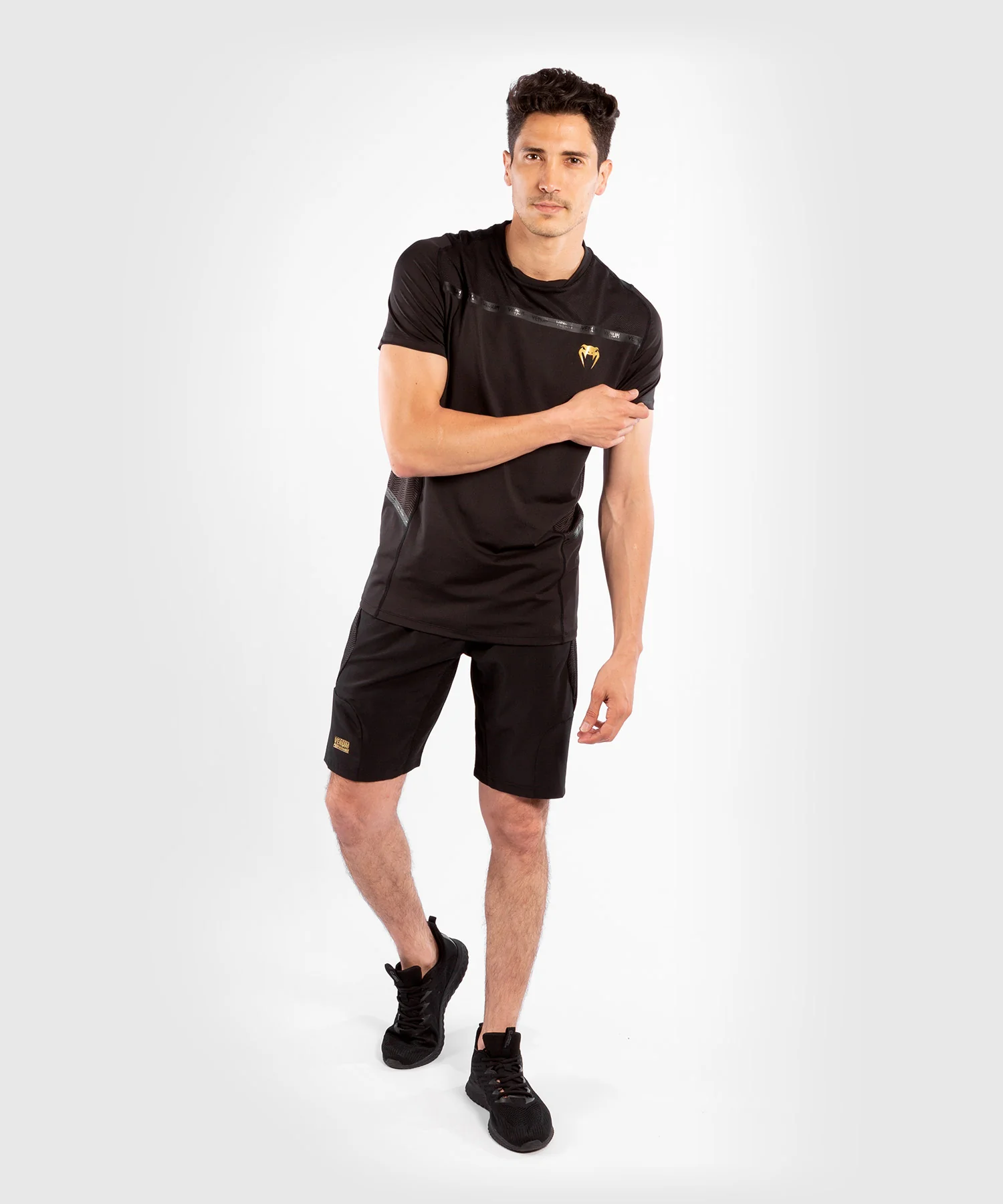 Venum G-Fit Dry-Tech T-Shirt - Schwarz/Gold - Image 7