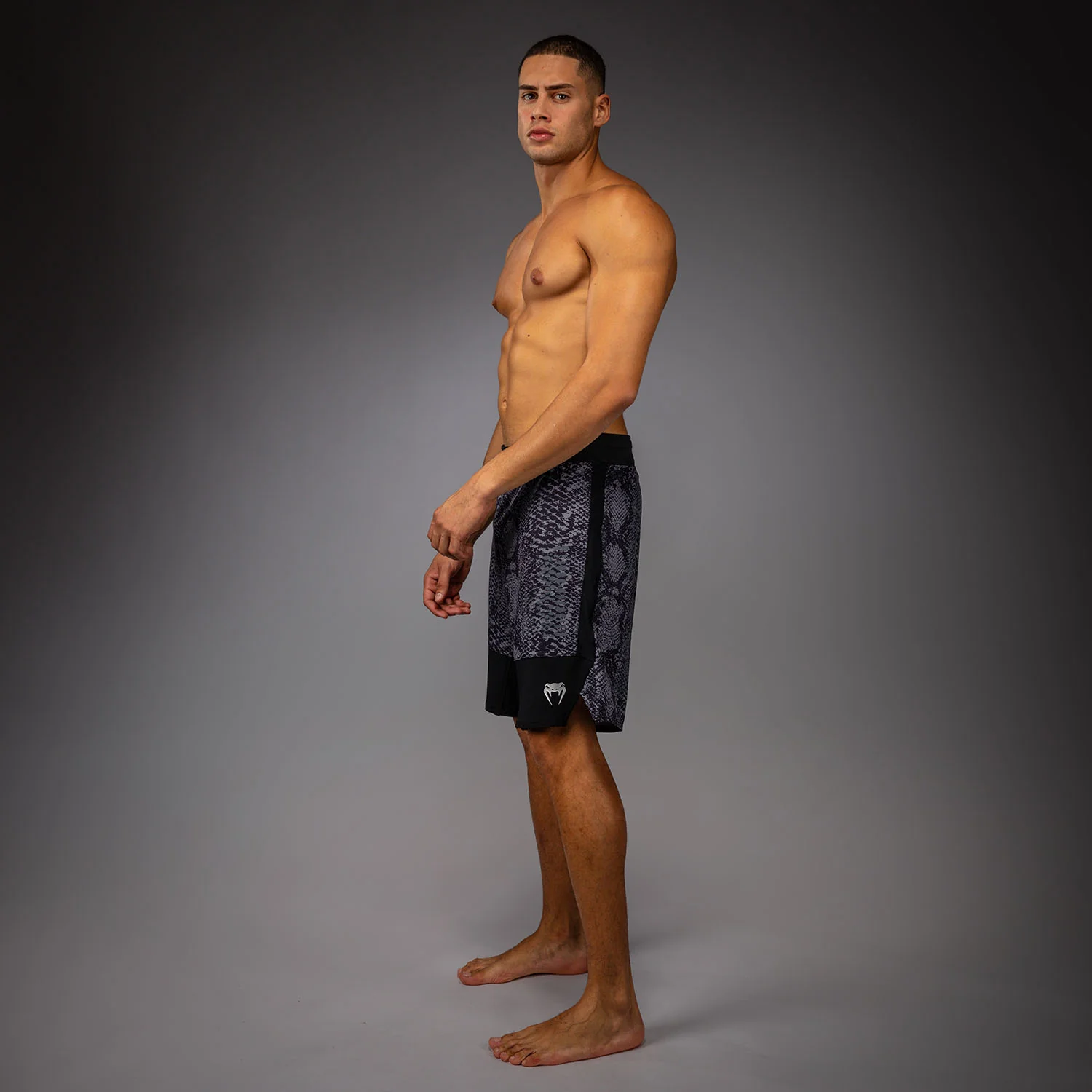 Venum G-Fit Scales Fightshorts – Schwarz/Anthrazitgrau - Image 6