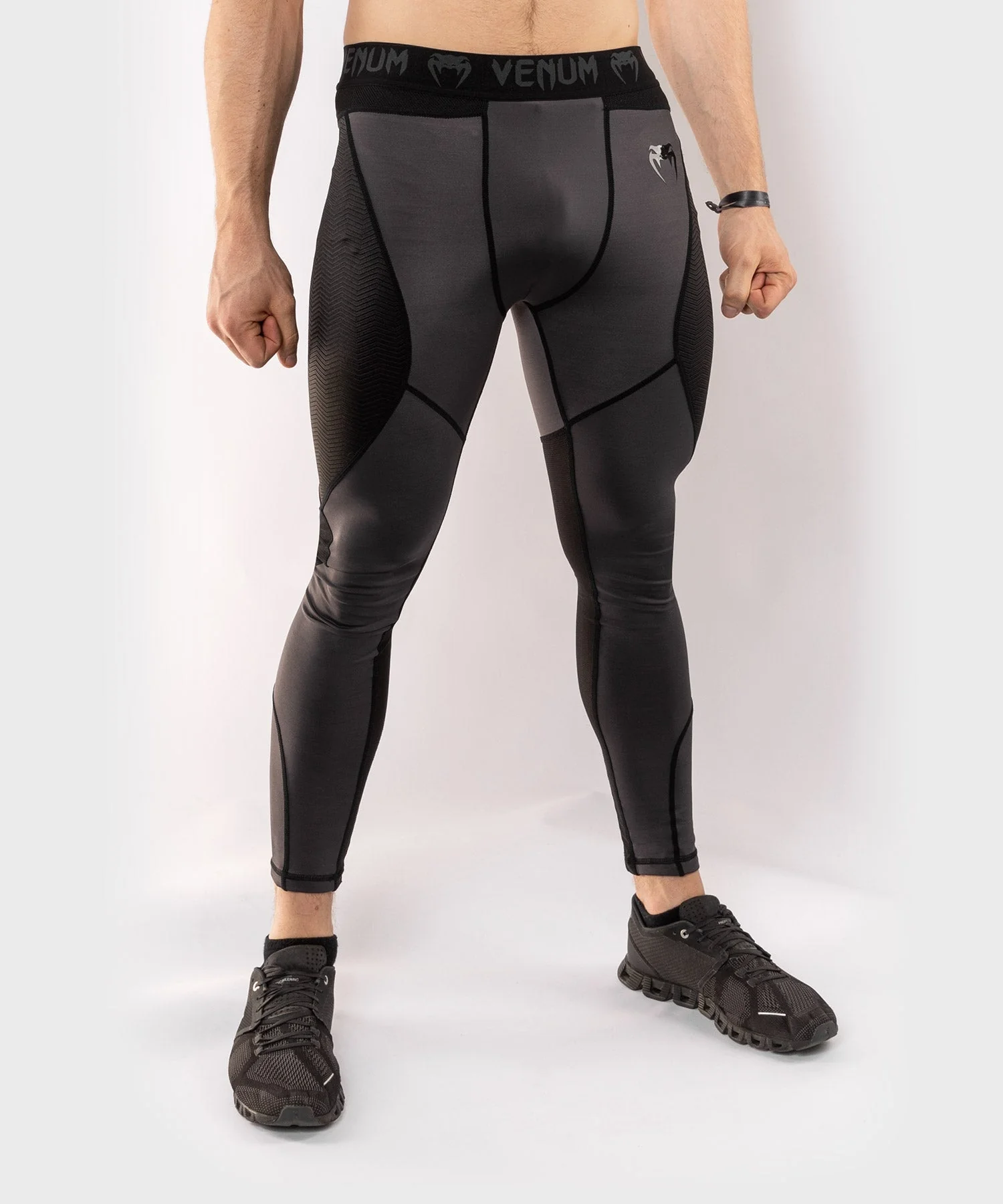 Venum G-Fit Spats - Grau/Schwarz