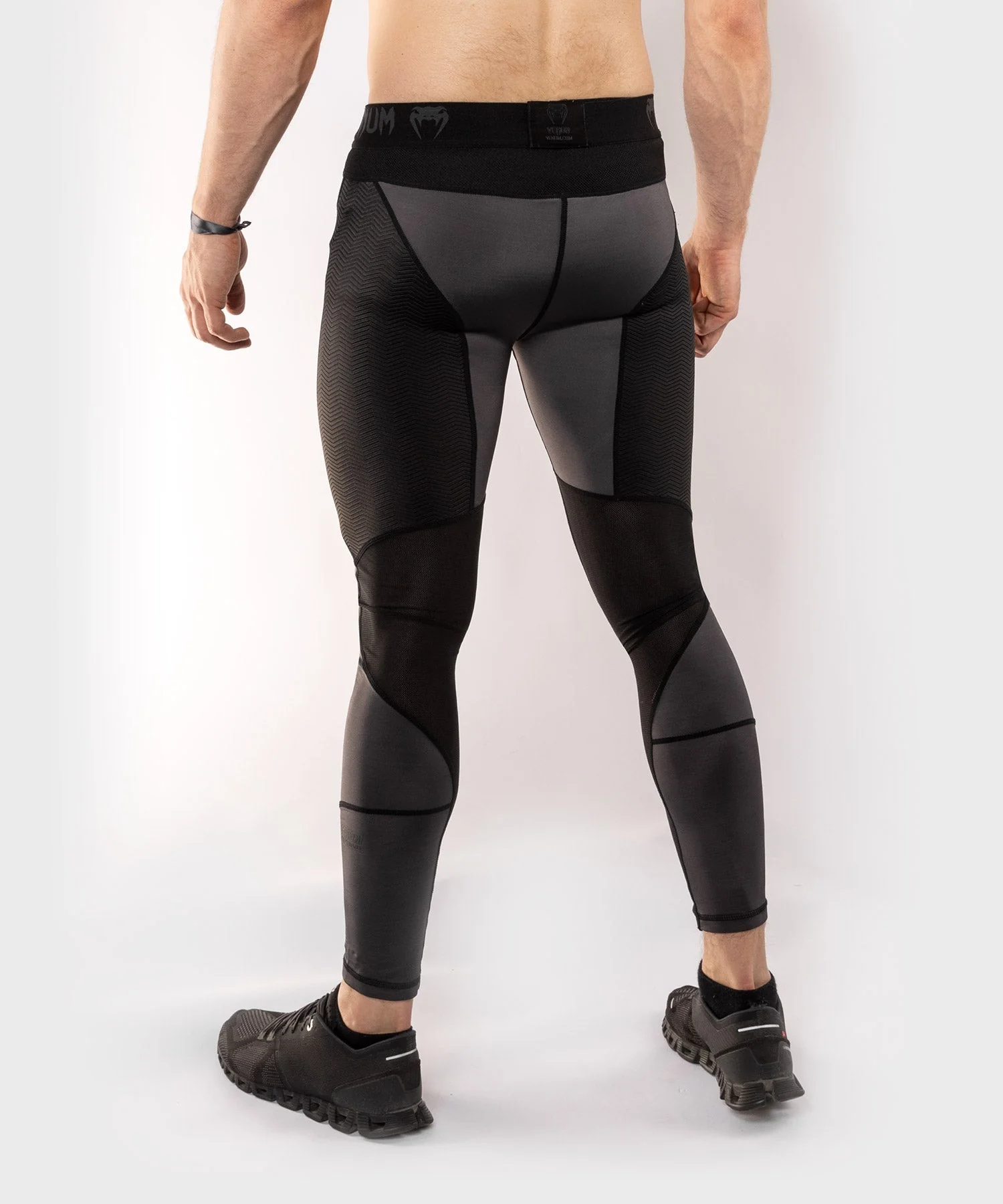 Venum G-Fit Spats - Grau/Schwarz - Image 4