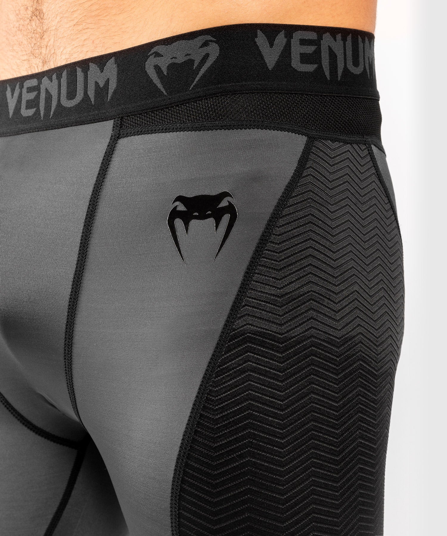 Venum G-Fit Spats - Grau/Schwarz - Image 5