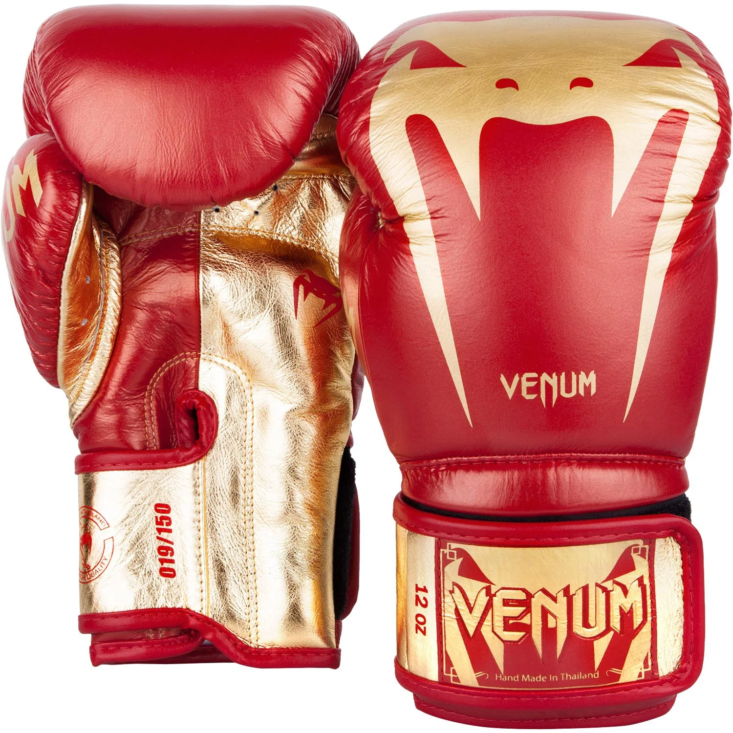 Venum Giant 3.0 Boxhandschuhe Blood & Gold - Limited Edition - Nappa-Leder - Image 2