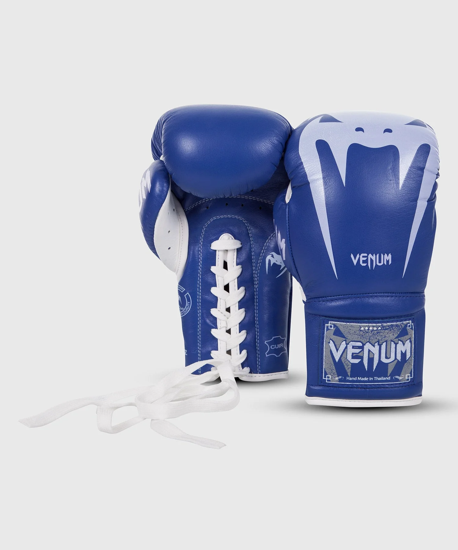 Venum Giant 3.0 Boxhandschuhe - Nappaleder - Mit Schnürung - Blau - Image 2