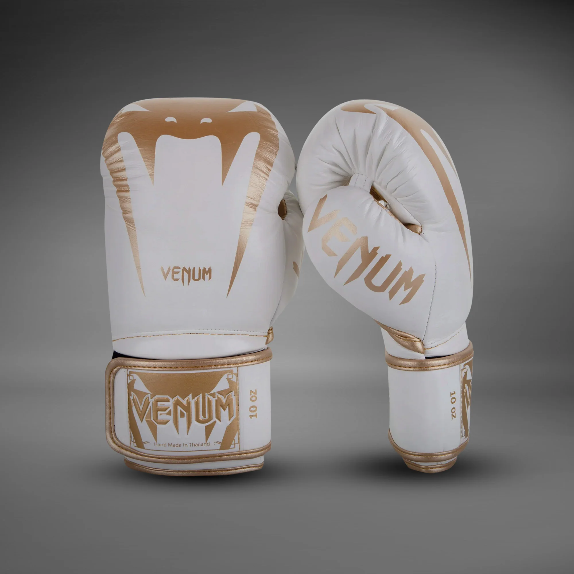 Venum Giant 3.0 Boxhandschuhe - Nappaleder - Weiß/Gold
