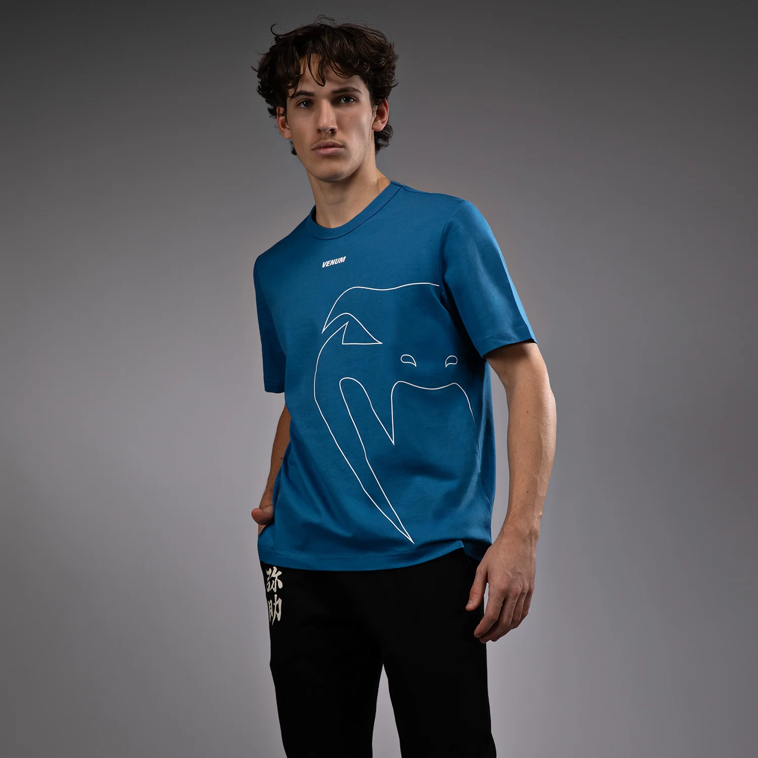 Venum Giant Connect T-Shirt - Mystie Blau - Image 2