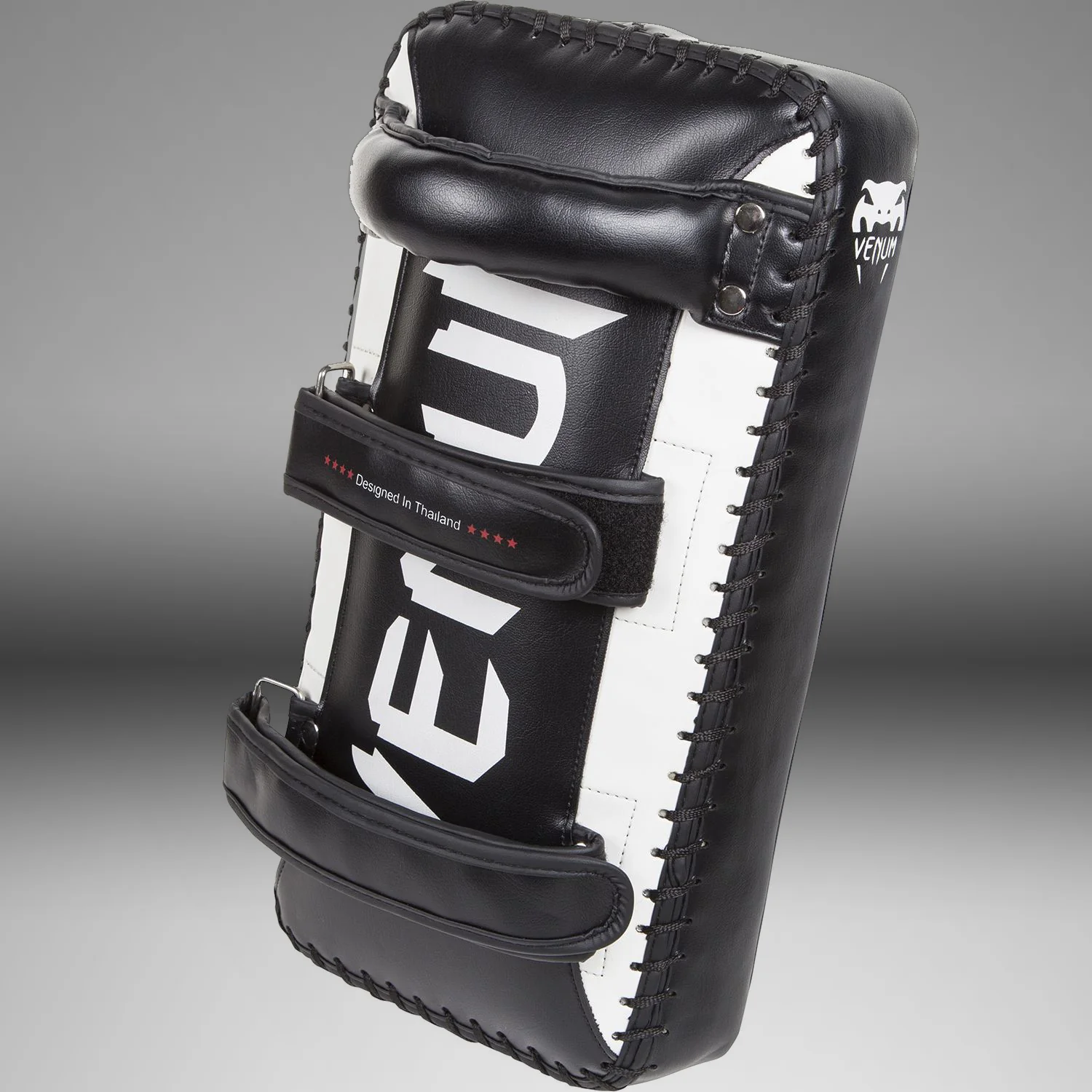 Venum Giant Kick Pads - Schwarz/Ice (Paar) - Image 8